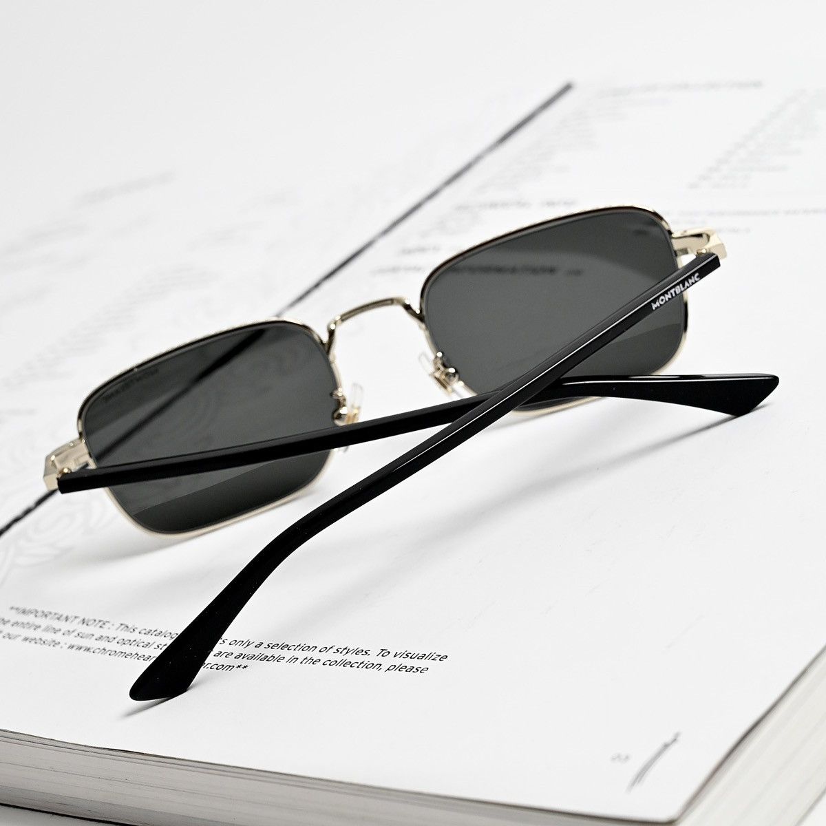 Montblanc MONBLANC MB0339S SUNGLASSES Size ONE SIZE - 9 Thumbnail