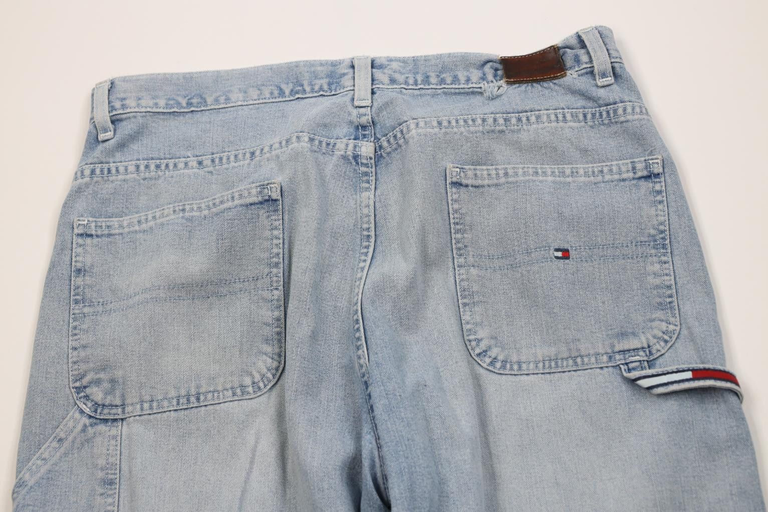 Tommy Hilfiger Vintage Y2K 2001 Tommy Hilfiger Wide Leg Carpenter Jeans Size 36" / US 14 / IT 50 - 15 Thumbnail