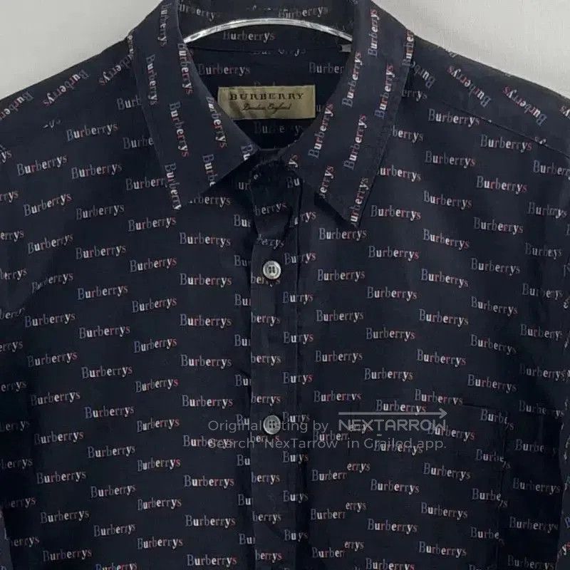 Burberry Burberry Men’s Long Sleeve Shirt in Dark Blue. Size US S / EU 44-46 / 1 - 3 Thumbnail