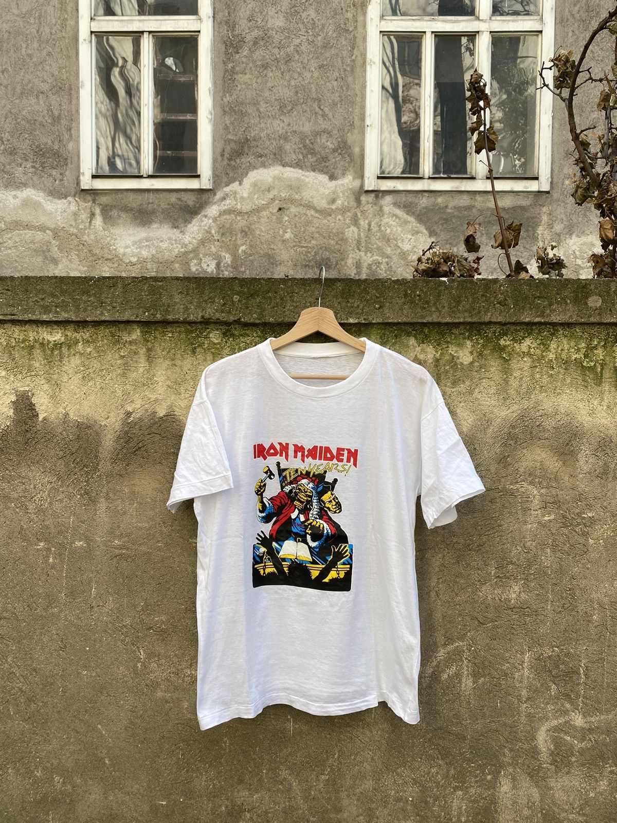 Band Tees × Vintage Vintage Iron Maiden Tour T-Shirt From OG Owner Size US XL / EU 56 / 4 - 1 Thumbnail