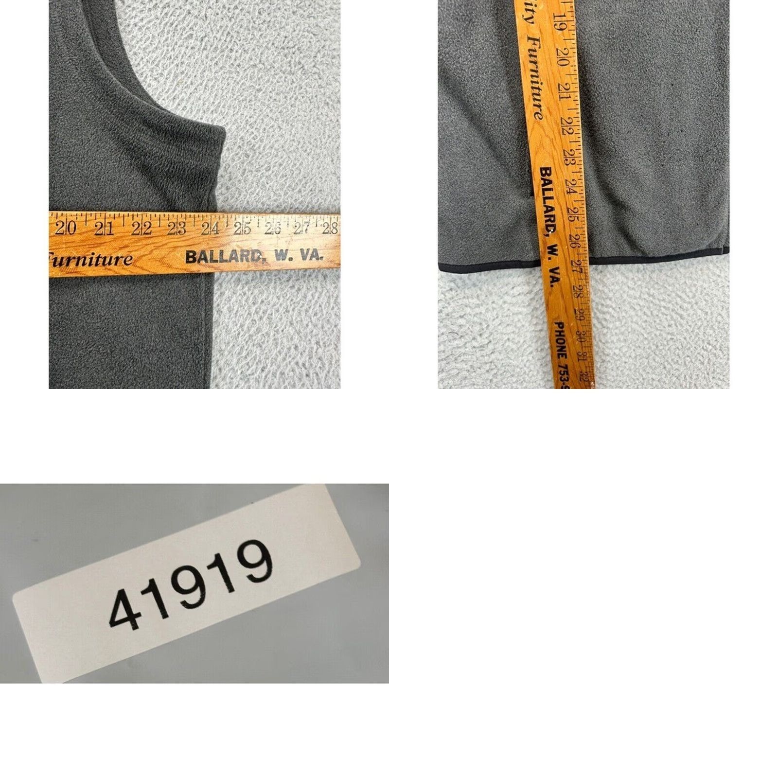 Duluth Trading Company Duluth Trading Co. Vest Mens Large Grey Relaxed Fit Full Zip Sleeveless Pockets Vest Gray Full Zip Mens Large Size US L / EU 52-54 / 3 - 8 Thumbnail