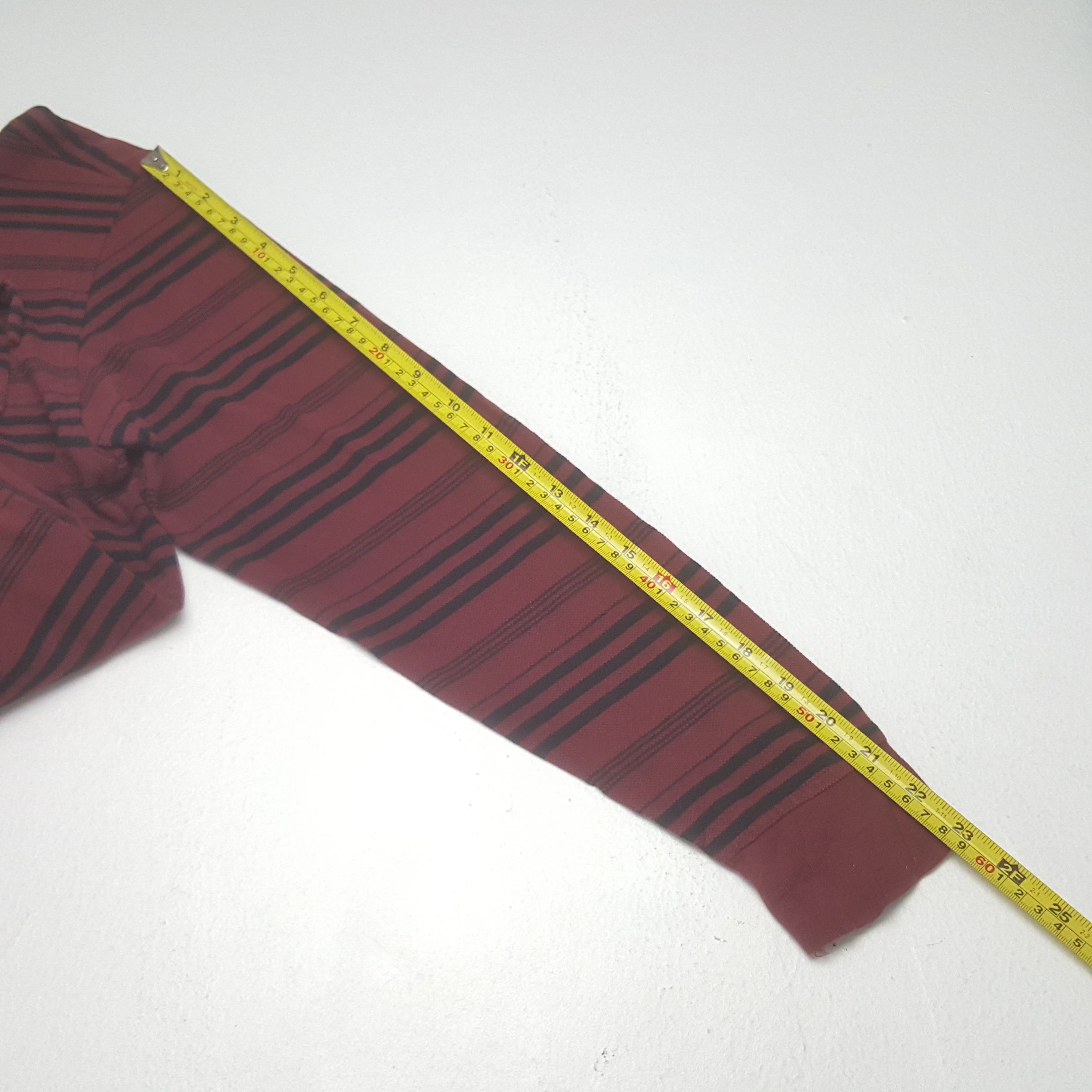 Yves Saint Laurent Vintage Yves Saint Laurent Striped Polos Shirt Size US S / EU 44-46 / 1 - 9 Thumbnail