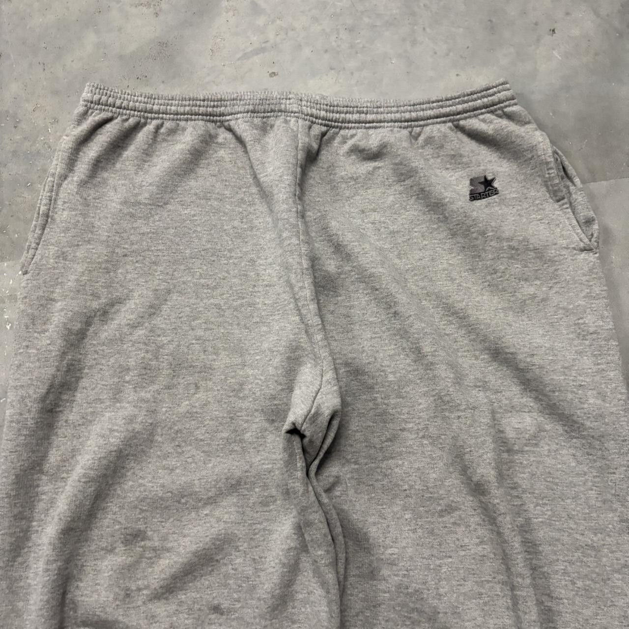 Japanese Brand × Vintage Crazy Vintage 90s Baggy Light Grey Essential Sweatpants! Size US 36 / EU 52 - 4 Thumbnail
