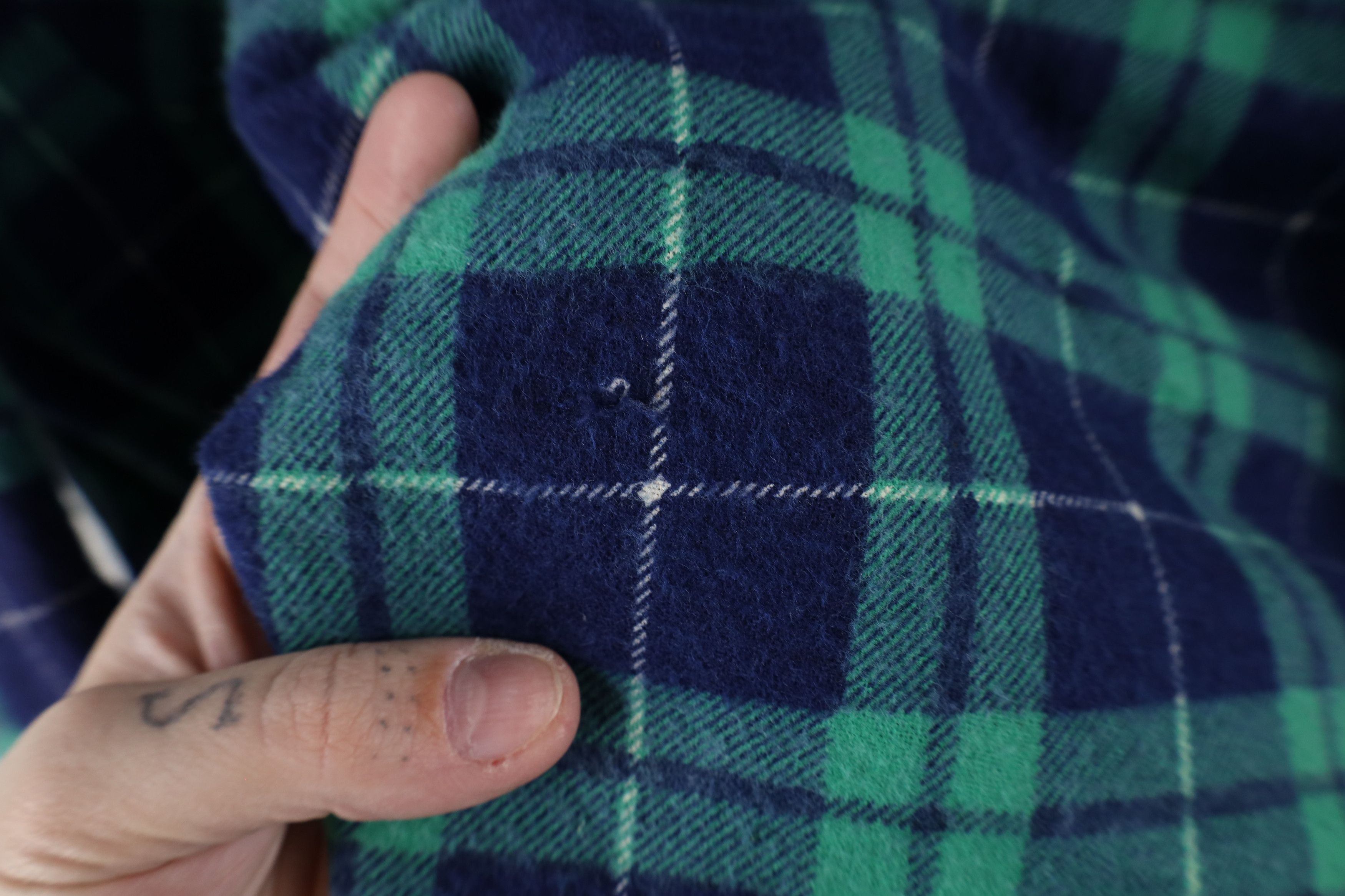 Vintage Vintage 90s Streetwear Flannel Button Shirt Jacket Jac Shirt Size US XXL / EU 58 / 5 - 4 Thumbnail