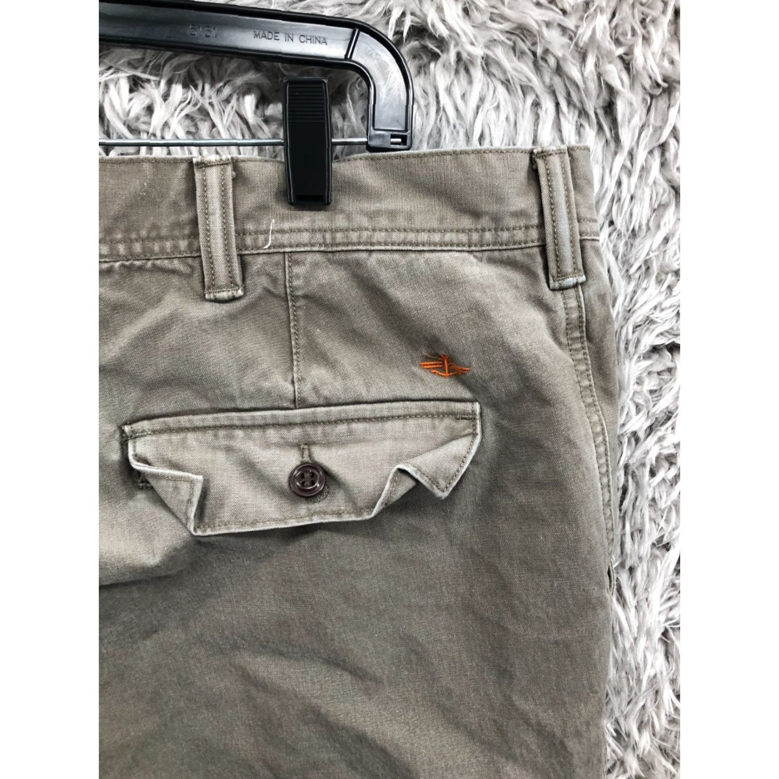 Dockers Dockers Crossover Cargo Pants Mens 42x30 Beige Cargo Pocket Flat Front Straight Leg Classic Fit City Logo Size US 42 / EU 58 - 7 Thumbnail
