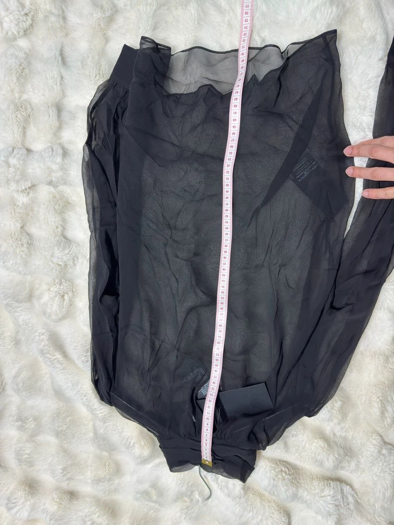 Yves Saint Laurent Saint Laruent Silk See-Through Turtleneck Shirt 2502-Nextar Size S / US 4 / IT 40 - 7 Thumbnail