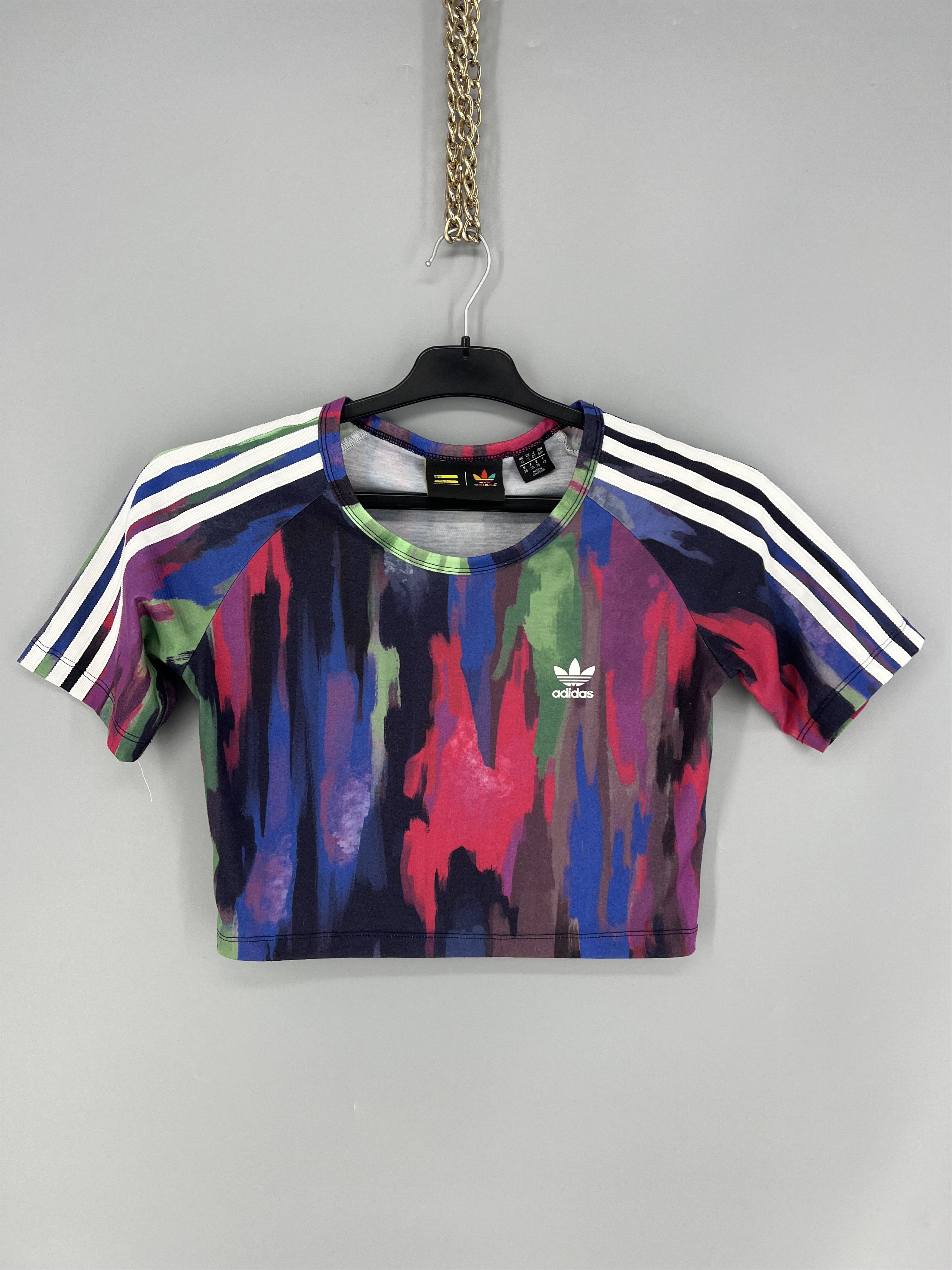 Adidas Adidas x Pharrell Williams Cropped Pattern Multicoloured Size S / US 4 / IT 40 - 1 Thumbnail