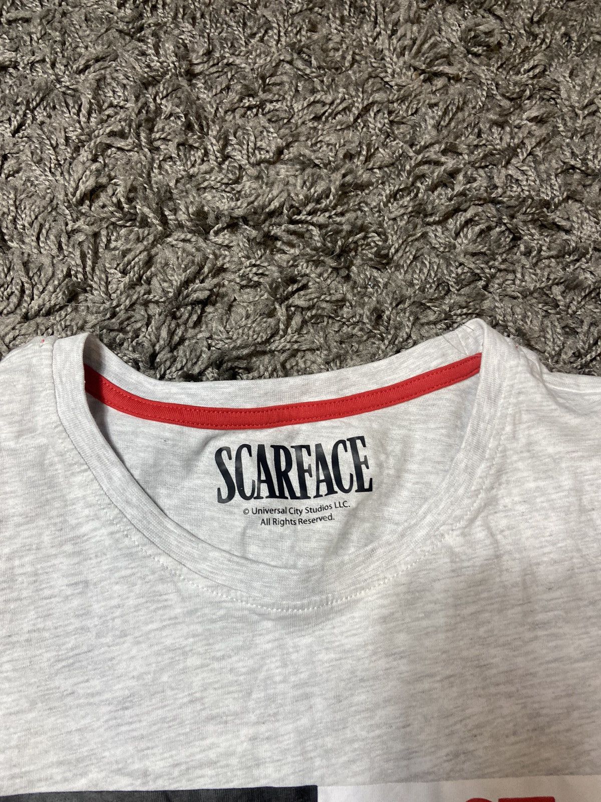 Vintage SCARFACE FILM LEGENDARY ADULT GREY PROMO T-SHIRT Size US XL / EU 56 / 4 - 3 Thumbnail