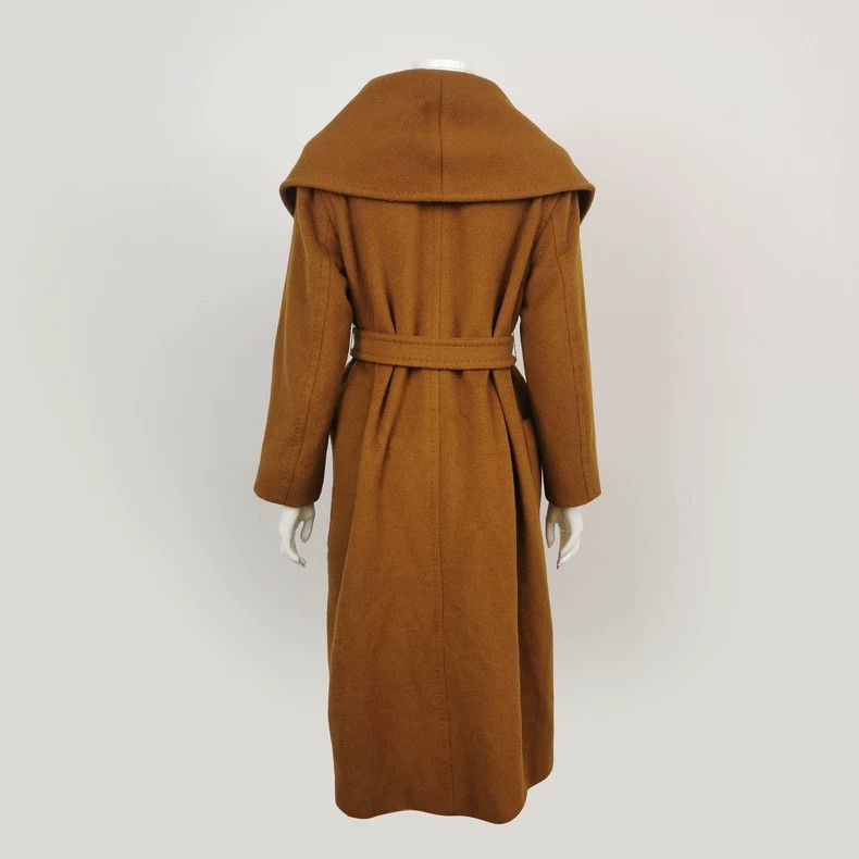 Max Mara Max Mara Classic Camel Belted Lapel Coat Size XS / US 0-2 / IT 36-38 - 2 Thumbnail