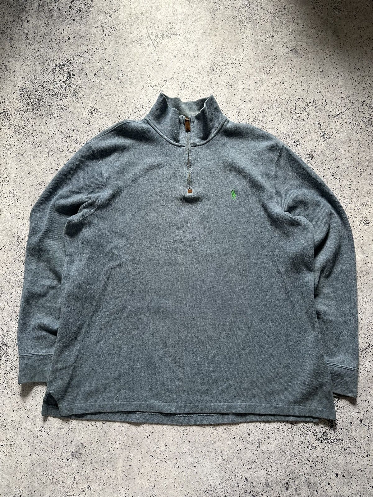 Polo Ralph Lauren Vintage Polo Ralph Lauren Quarter 1/3 Zip Sweater Y2K USA Size US L / EU 52-54 / 3 - 2 Thumbnail