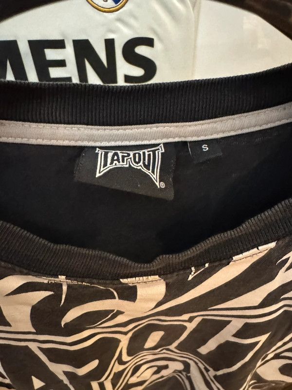 Tapout × Vintage Tapout Vintage Spellout Logo Black White Tee S Size US S / EU 44-46 / 1 - 2 Thumbnail