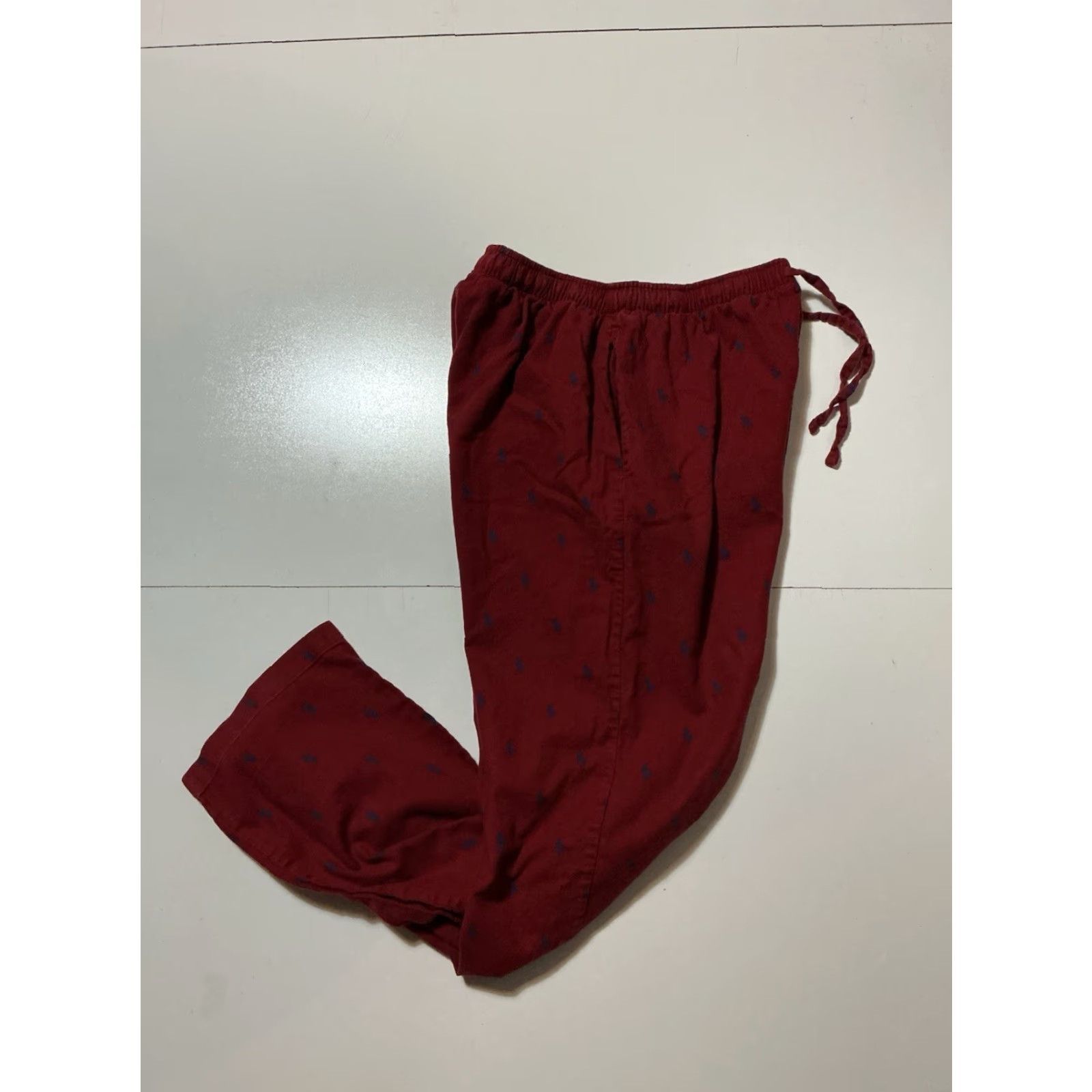 Polo Ralph Lauren VINTAGE Polo Ralph Lauren Dry Goods Pajama Pants Men Medium Red Pony Logo All Over Print Sleepwear Size US M / EU 48-50 / 2 - 2 Thumbnail
