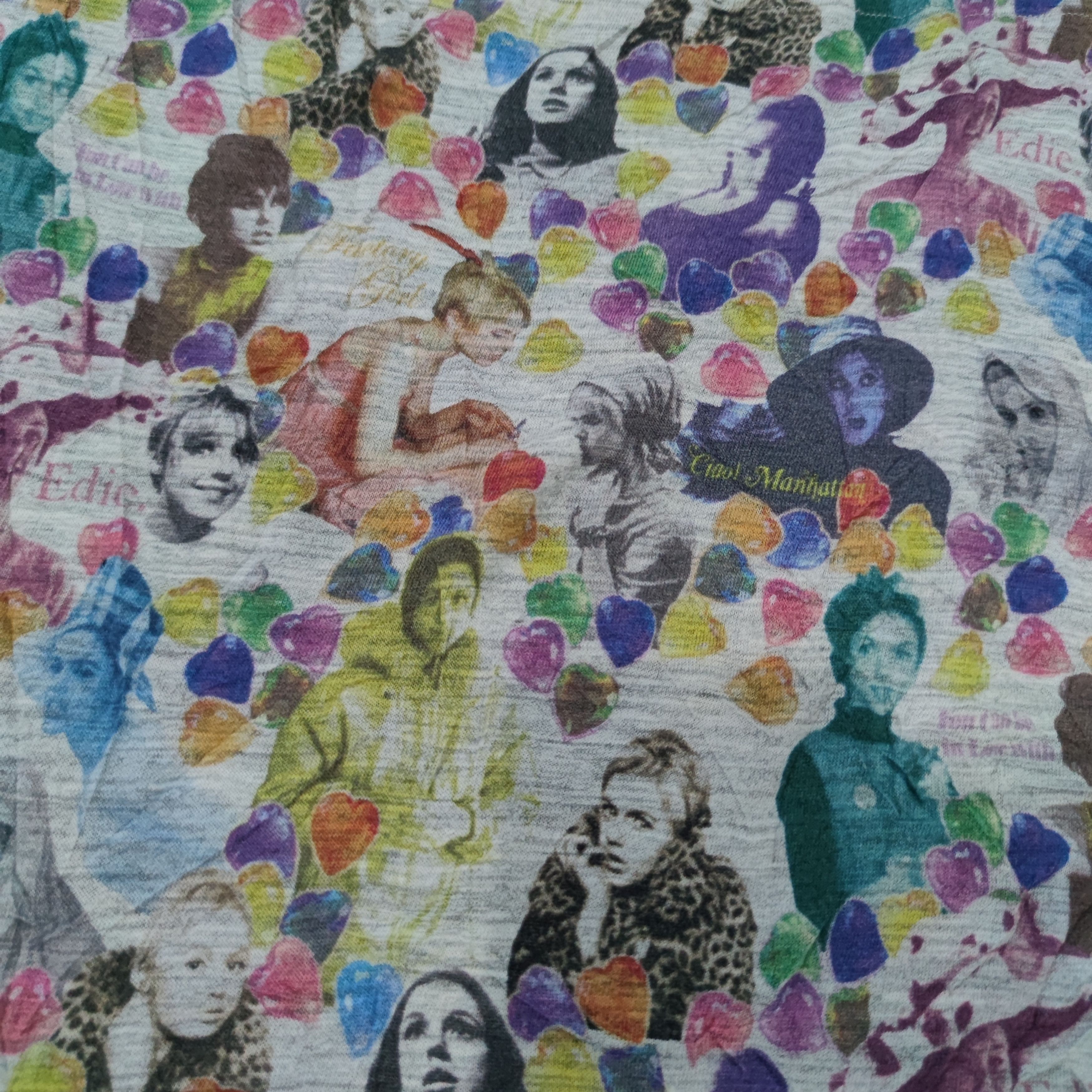 2000s Hysteric Glamour x Andy Warhol AOP Studded Tunic