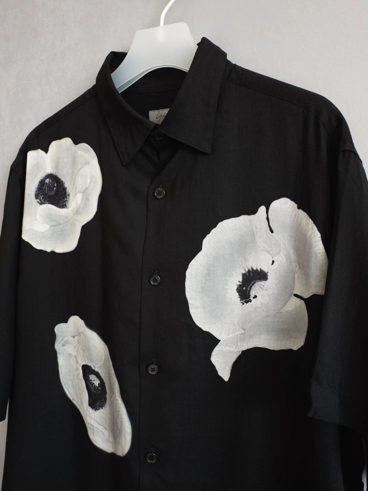 Yohji Yamamoto Yohji Yamamoto 24AW Ink Wash Floral Shirt Size US M / EU 48-50 / 2 - 3 Thumbnail