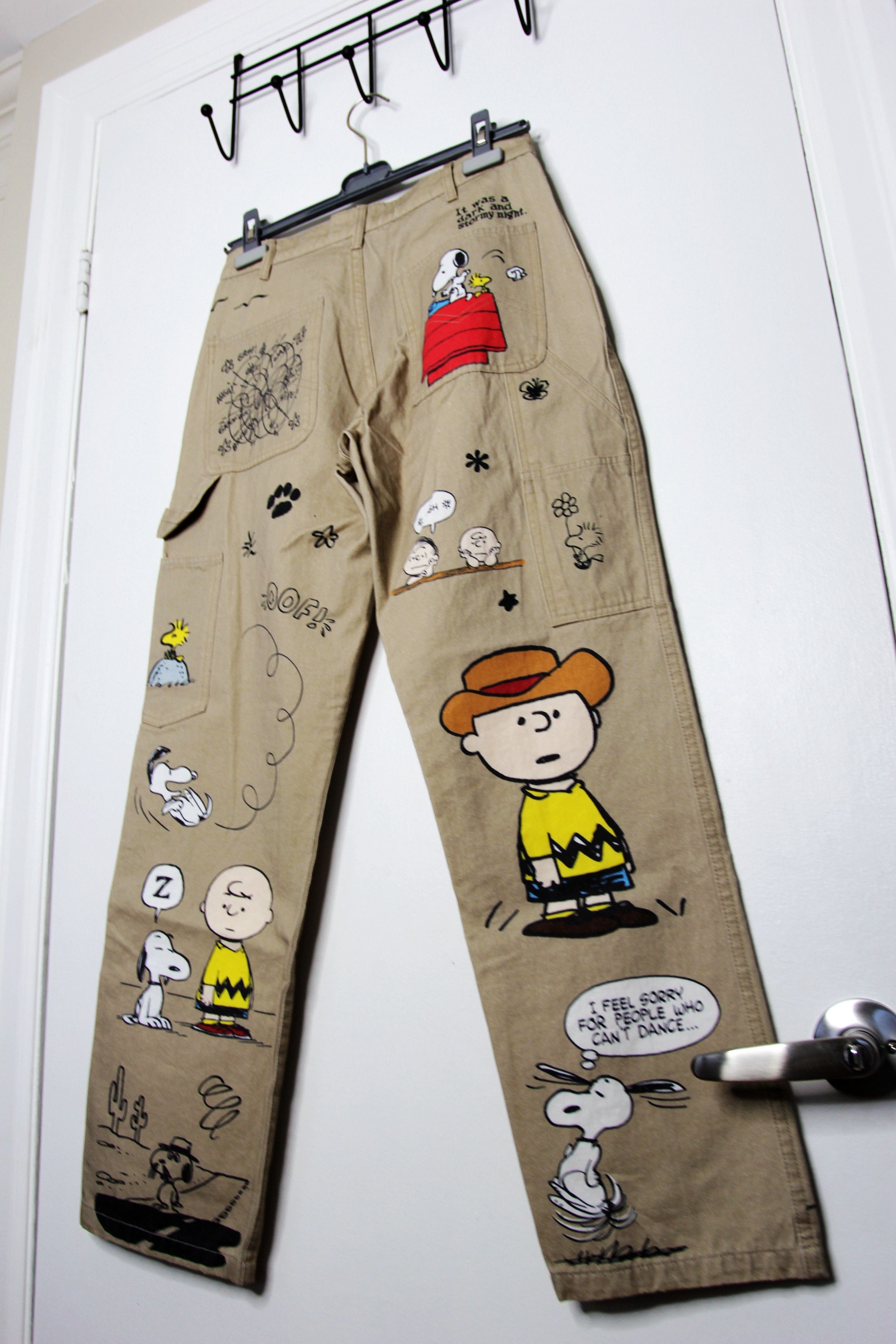 Market × Peanuts BNWT AW24 MARKET x PEANUTS CANVAS PANTS 28 Size US 28 / EU 44 - 7 Thumbnail