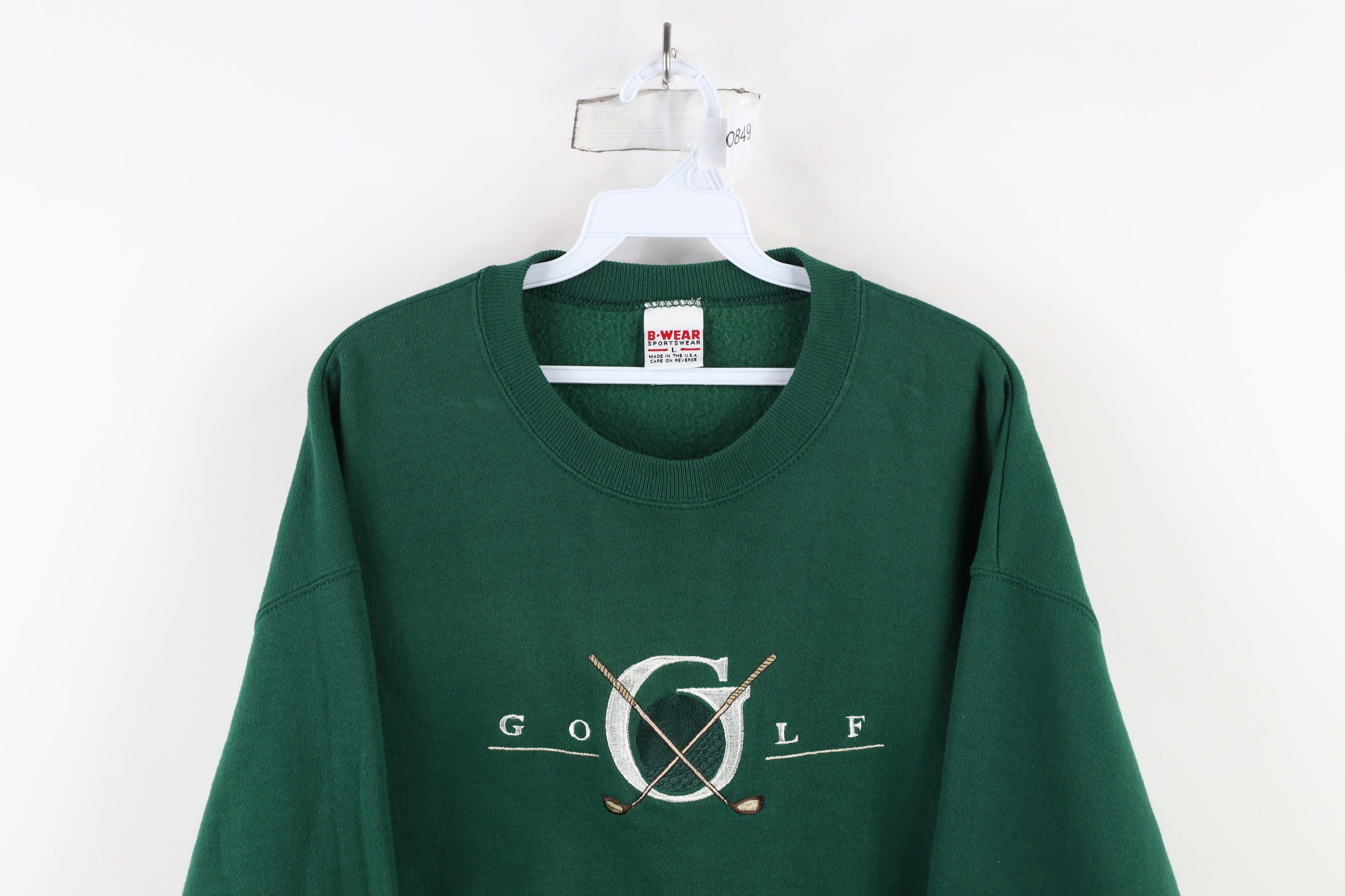 Vintage Vintage 90s Streetwear Spell Golf Crewneck Sweatshirt USA Size US L / EU 52-54 / 3 - 2 Thumbnail