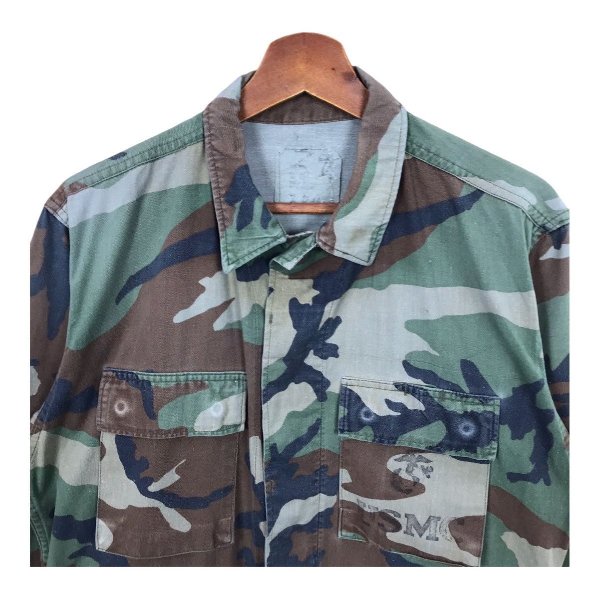 Vintage Vintage Military USMC Camouflage Jacket Size US M / EU 48-50 / 2 - 2 Thumbnail