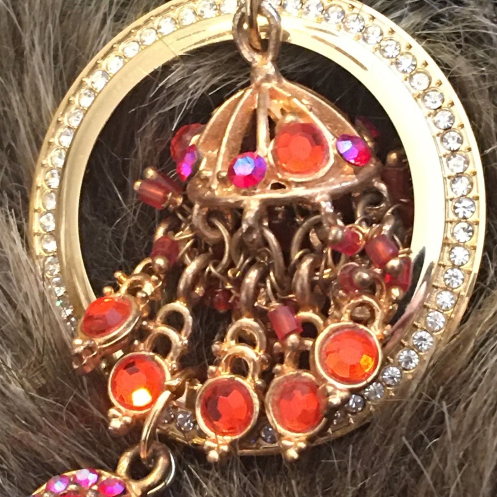 Vintage Vintage repurpose salvaged estate gem keychain Size ONE SIZE - 5 Thumbnail