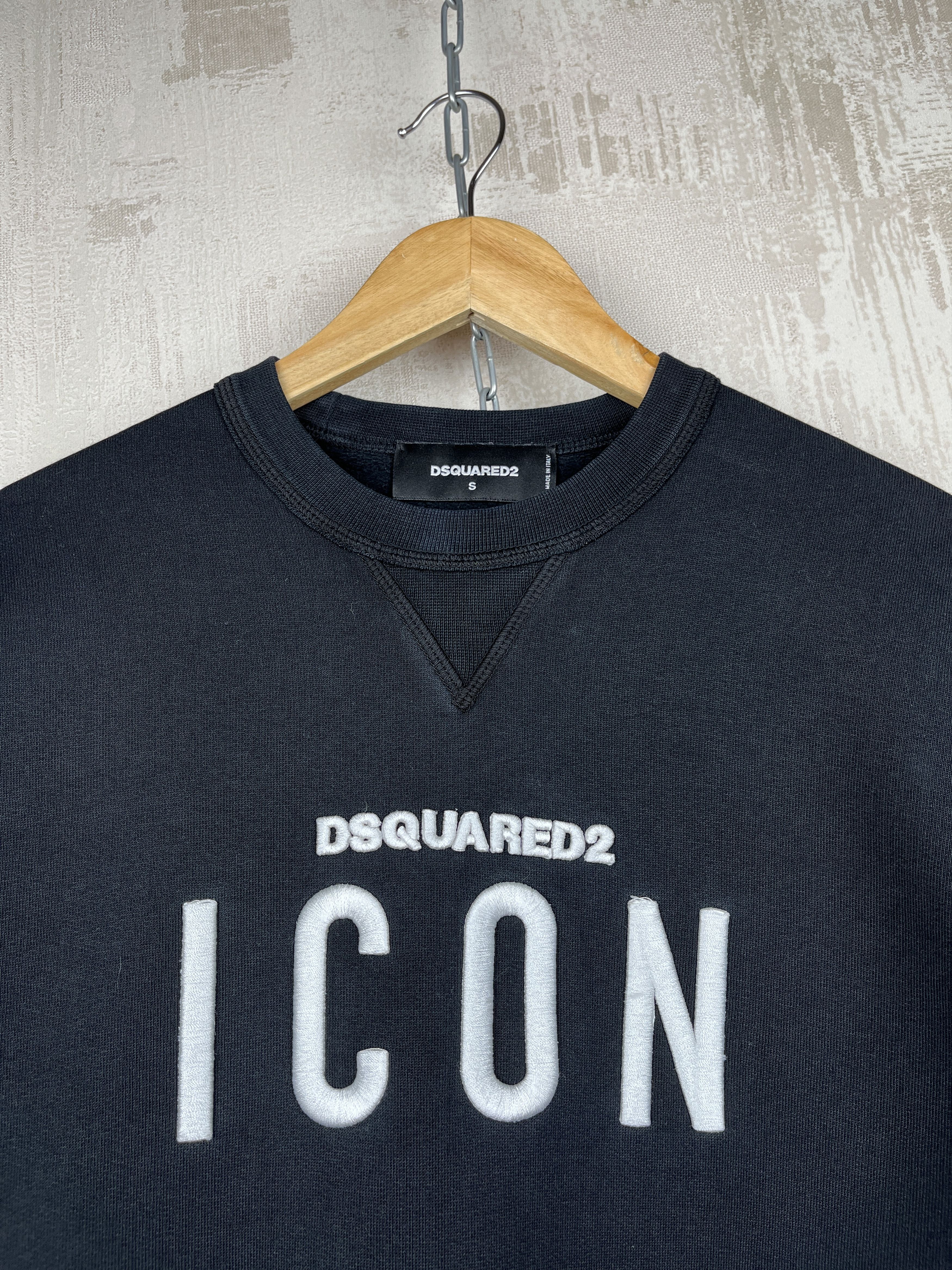 Dsquared2 Dsquared2 ICON Embroidered Logo Crew Neck Sweatshirt Size US S / EU 44-46 / 1 - 4 Thumbnail
