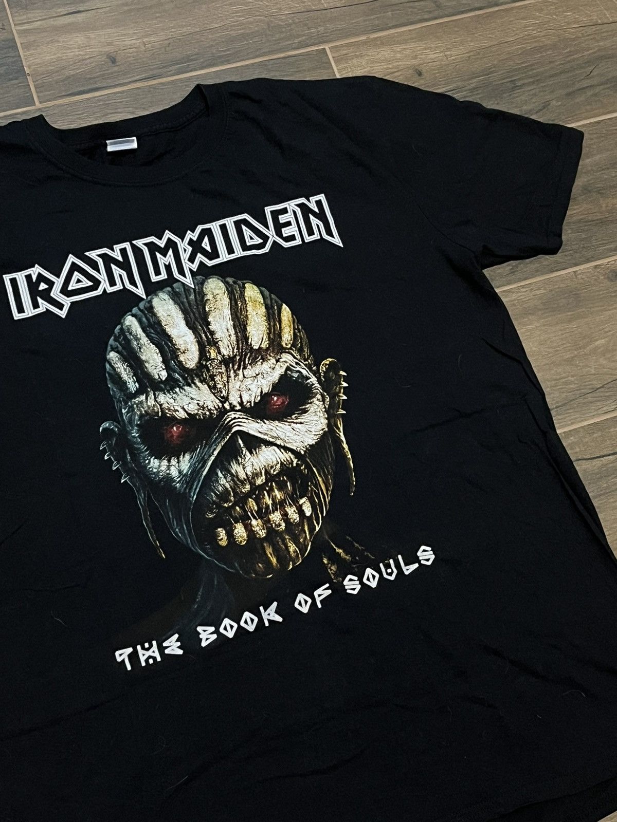 Band Tees × Iron Maiden × Vintage VINTAGE Y2K IRON MAIDEN THE BOOK OF SOULS TEE Size US L / EU 52-54 / 3 - 2 Thumbnail