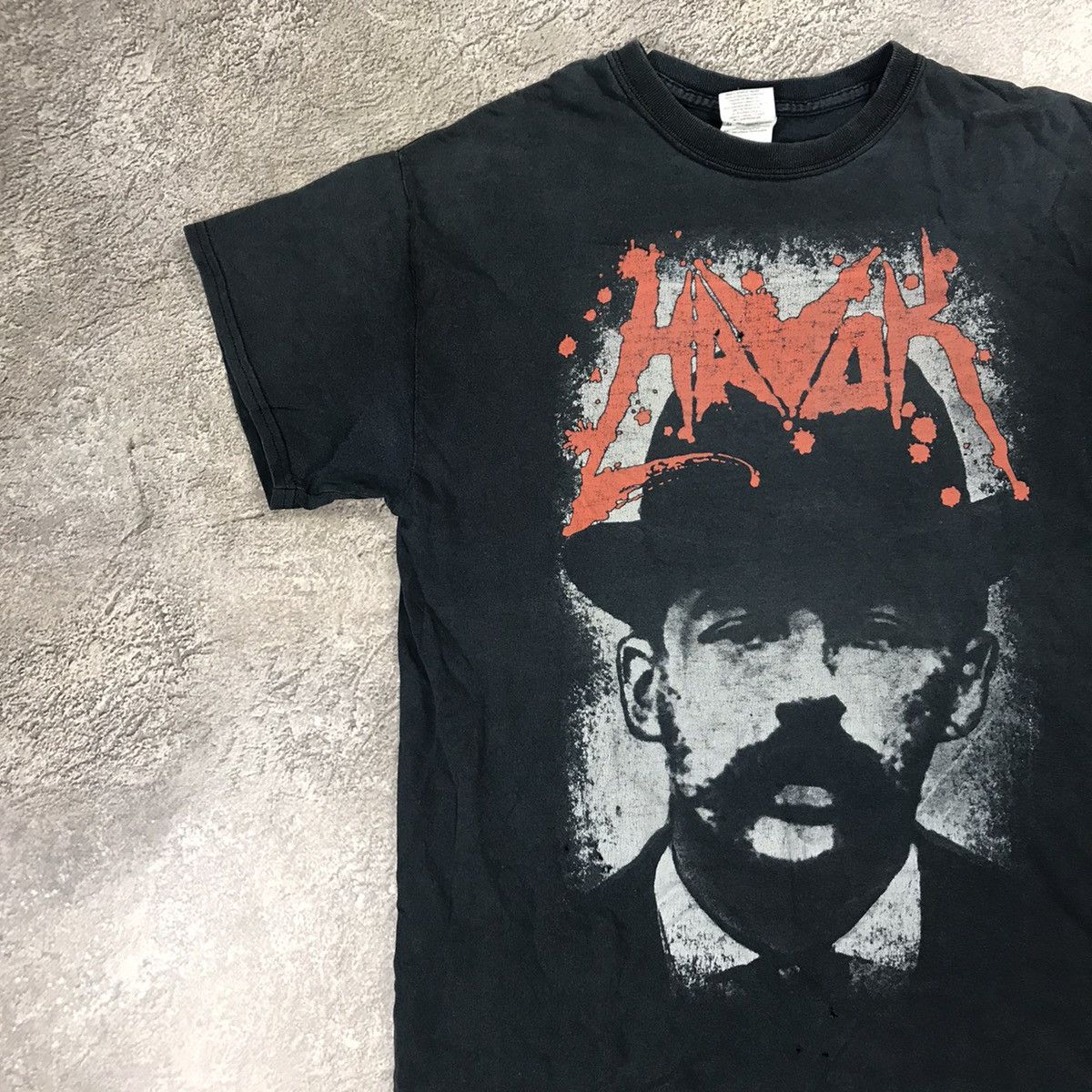 Vintage Vintage 90s Slayer Graphic Tee Sun Faded Thrashed Grunge M Size US M / EU 48-50 / 2 - 4 Thumbnail
