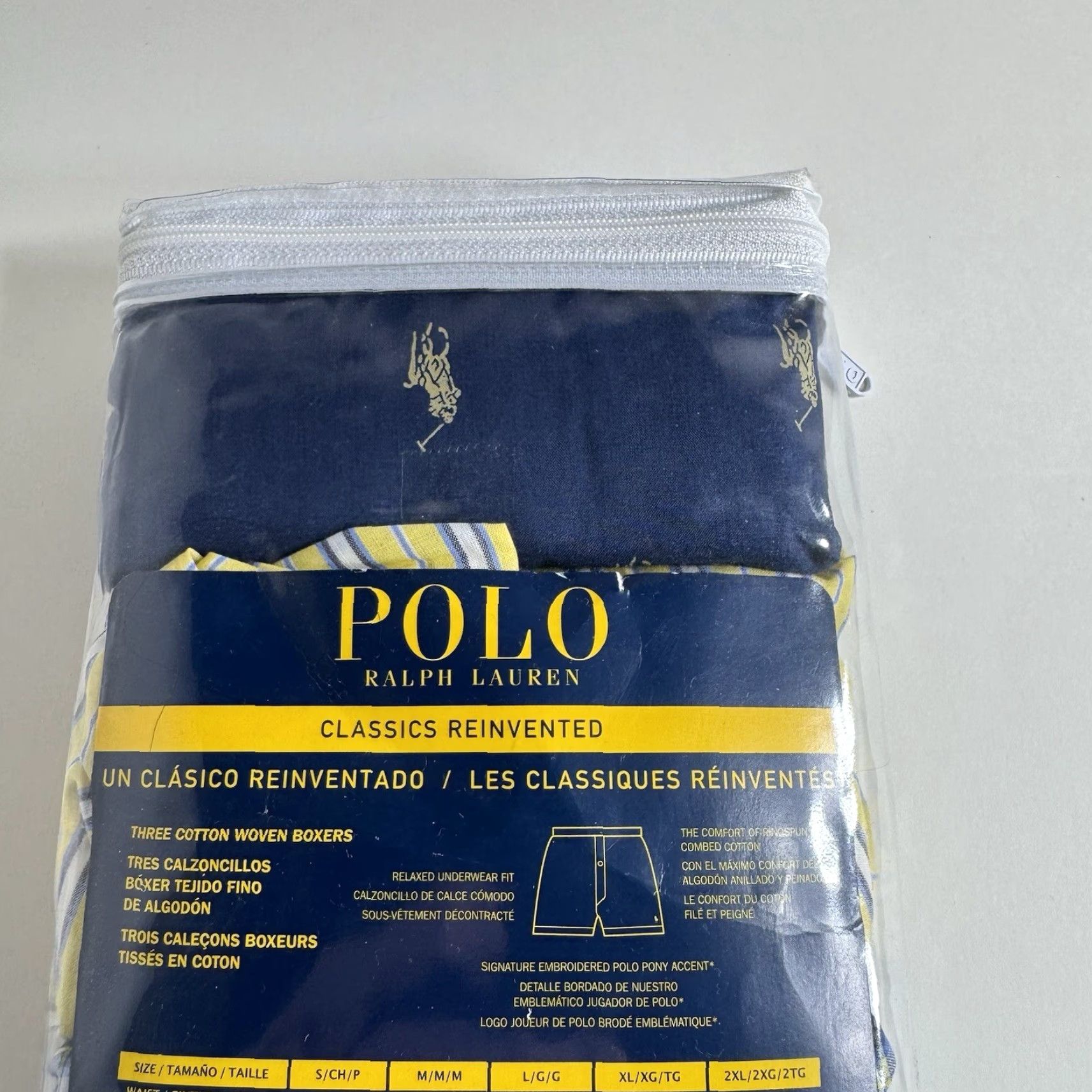 Polo Ralph Lauren Polo Ralph Lauren 3 Pack Classic Fit Woven Boxers Mens XL 100% Cotton Multicolor Solid New sealed Size US XL / EU 56 / 4 - 6 Thumbnail