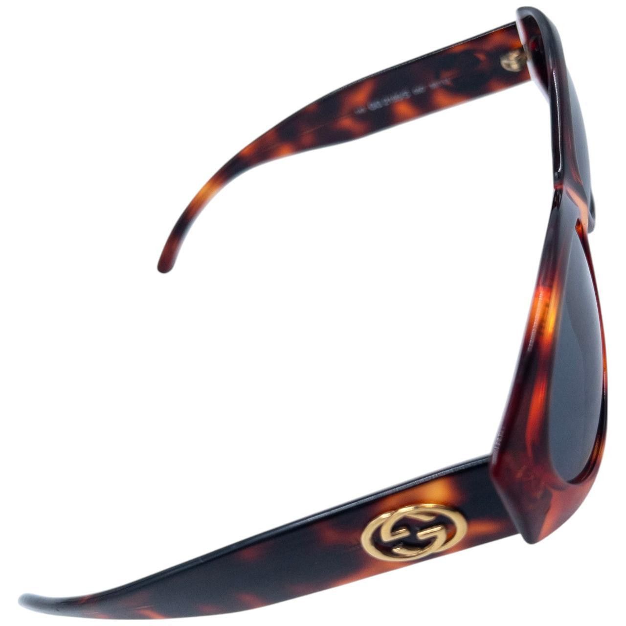 Gucci Vintage Gucci Tortoise Shell Sunglasses Size ONE SIZE - 6 Thumbnail