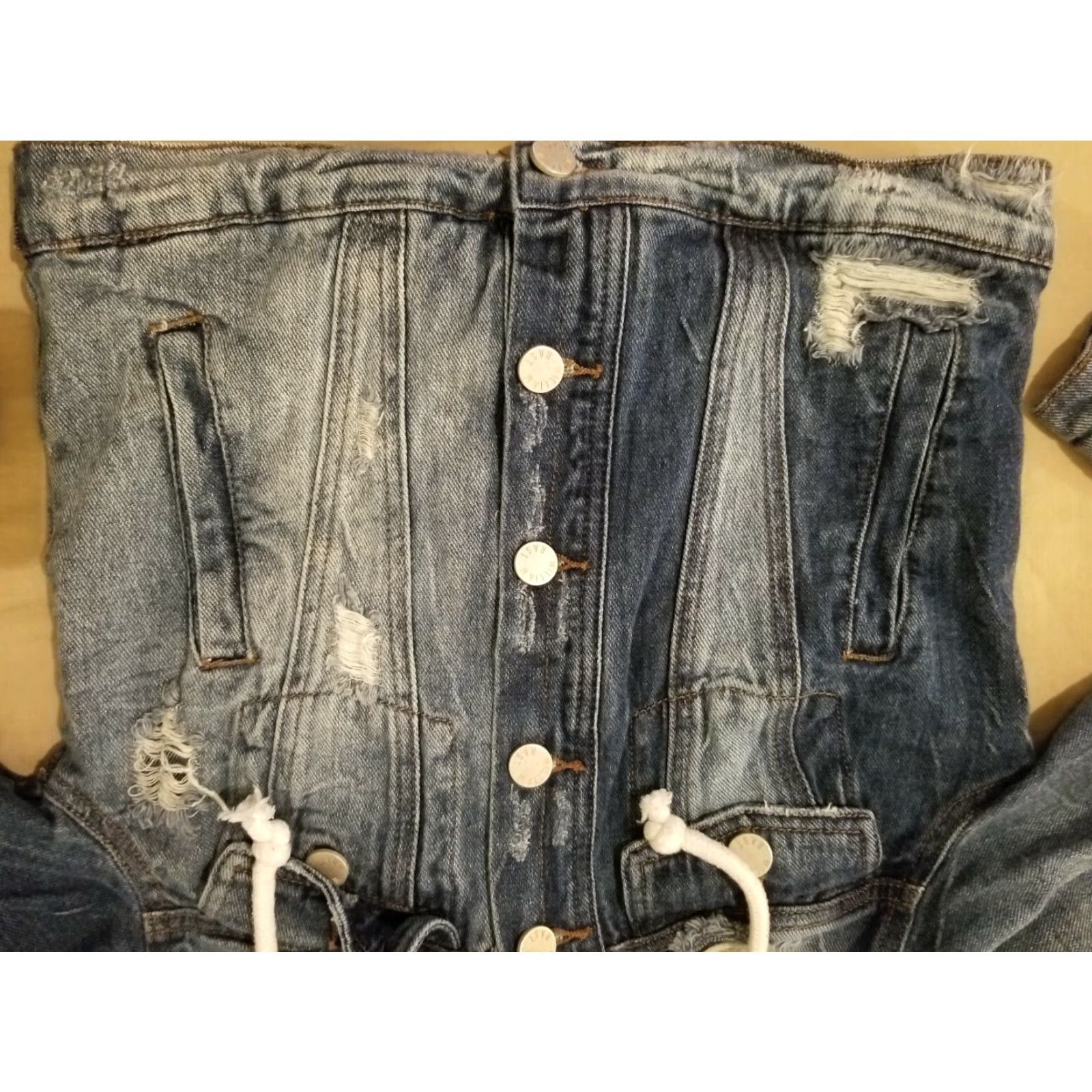 Denime Womens William Rast Denim Jacket XS Hooded Jacket Denim Women Blue Size 26" / US 2 / IT 38 - 4 Thumbnail