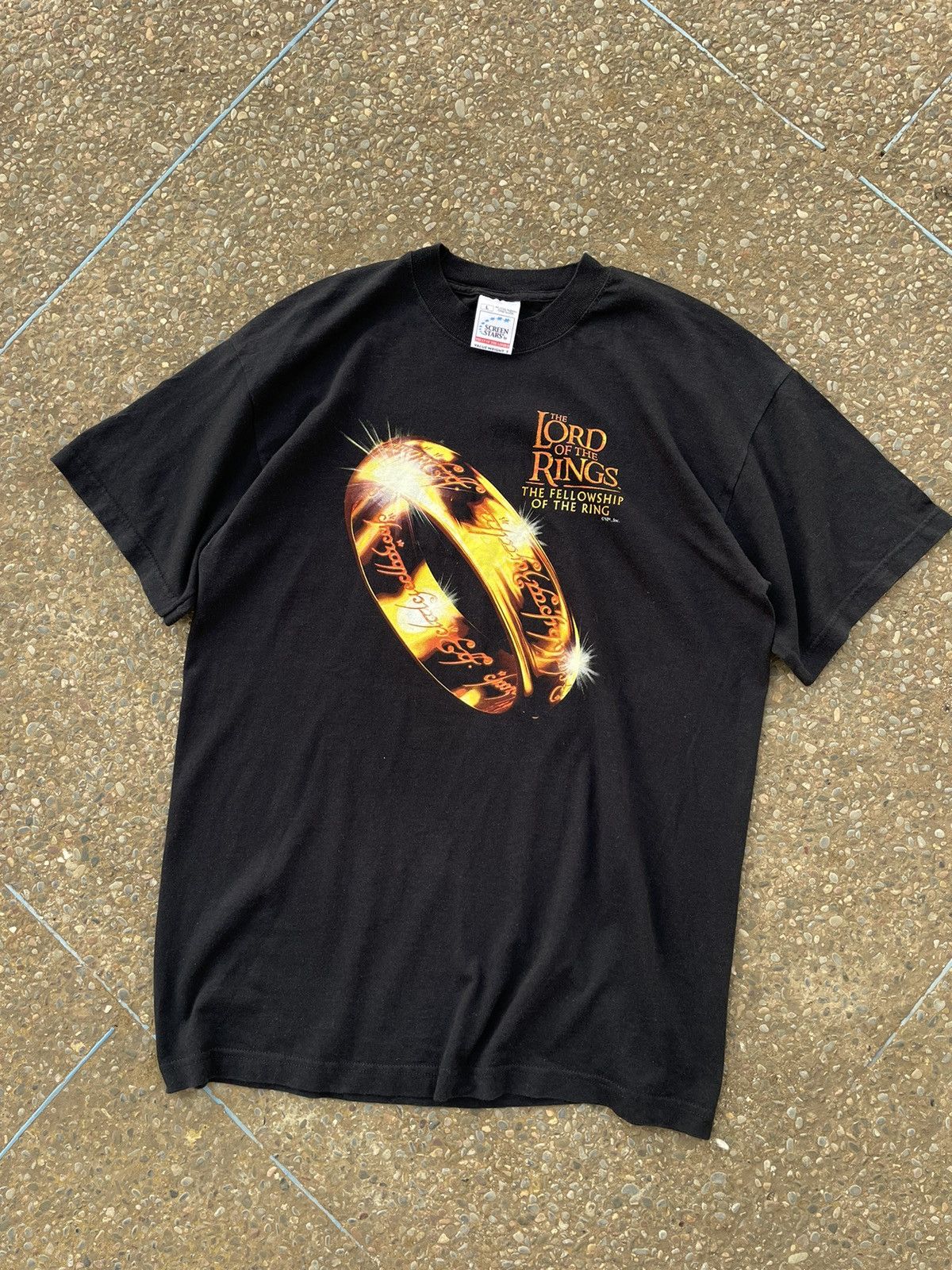 トップス 2001s Vintage The Lord of the Rings Lord Of The Rings Shirt Card Game Promo Tee Vintage LOTR