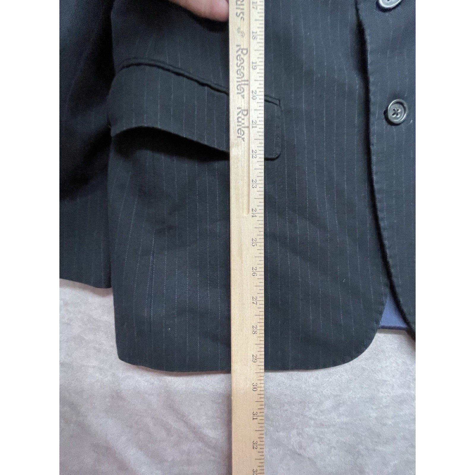 Banana Republic Banana Republic Modern Fit Pinstripe Blazer Men's 40S 3-Butt Size 40R - 4 Thumbnail