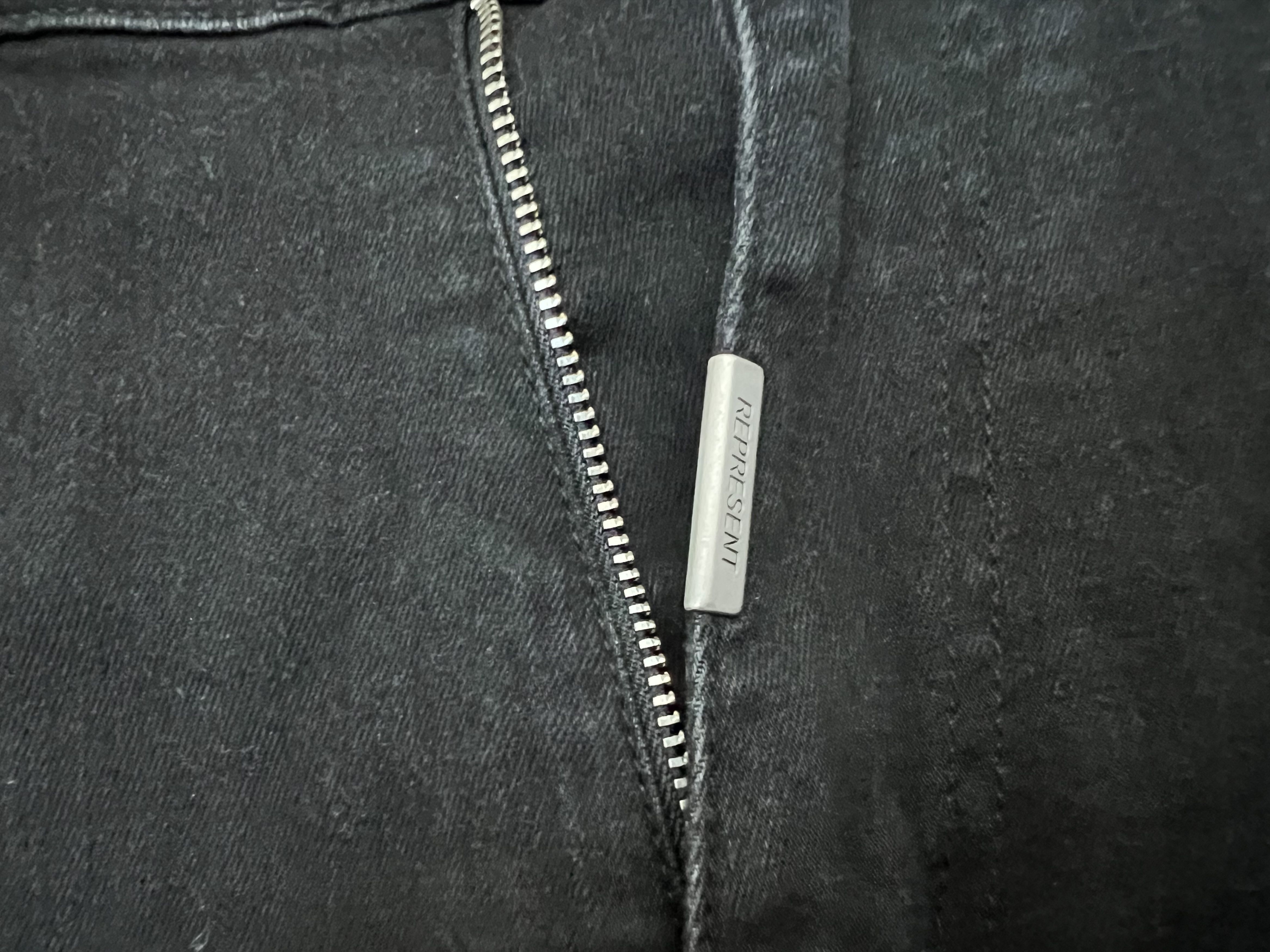 Represent Clo. Represent Black Distressed Skinny Jeans – Size 32 Size US 32 / EU 48 - 3 Thumbnail