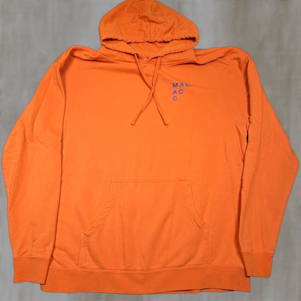 Vintage Mac Miller Circles Hoodie Orange Mens XL 2019 Official Album Merch Abstract Size US XL / EU 56 / 4 - 1 Thumbnail