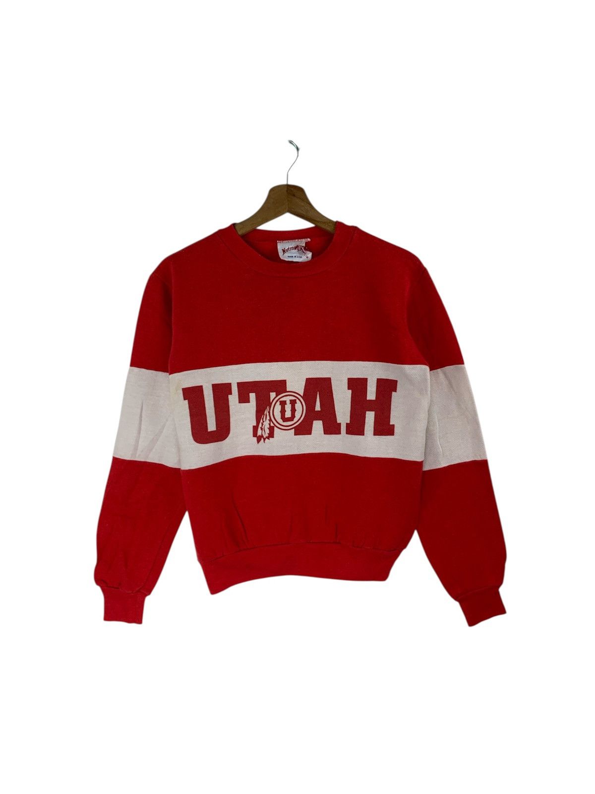 Vintage Vintage Utah Utes Women Sweatshirt M size Size M / US 6-8 / IT 42-44 - 1 Thumbnail