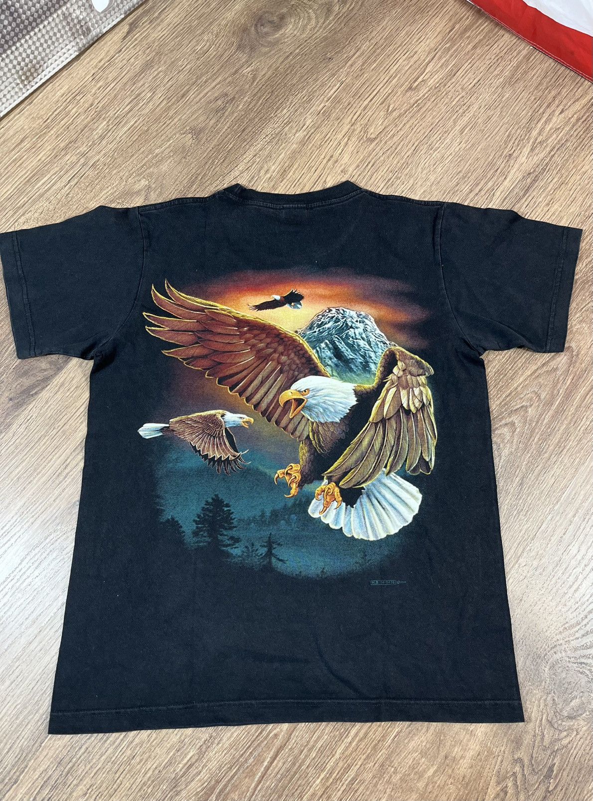 Vintage Vintage Rock Eagle T Shirt Motorcycle Size US M / EU 48-50 / 2 - 7 Thumbnail