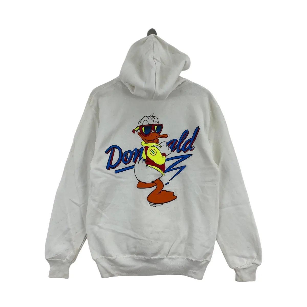 Disney Vintage 90’ DISNEY DONALD DUCK Sherry Mig Art Hoodie Size M / US 6-8 / IT 42-44 - 1 Thumbnail