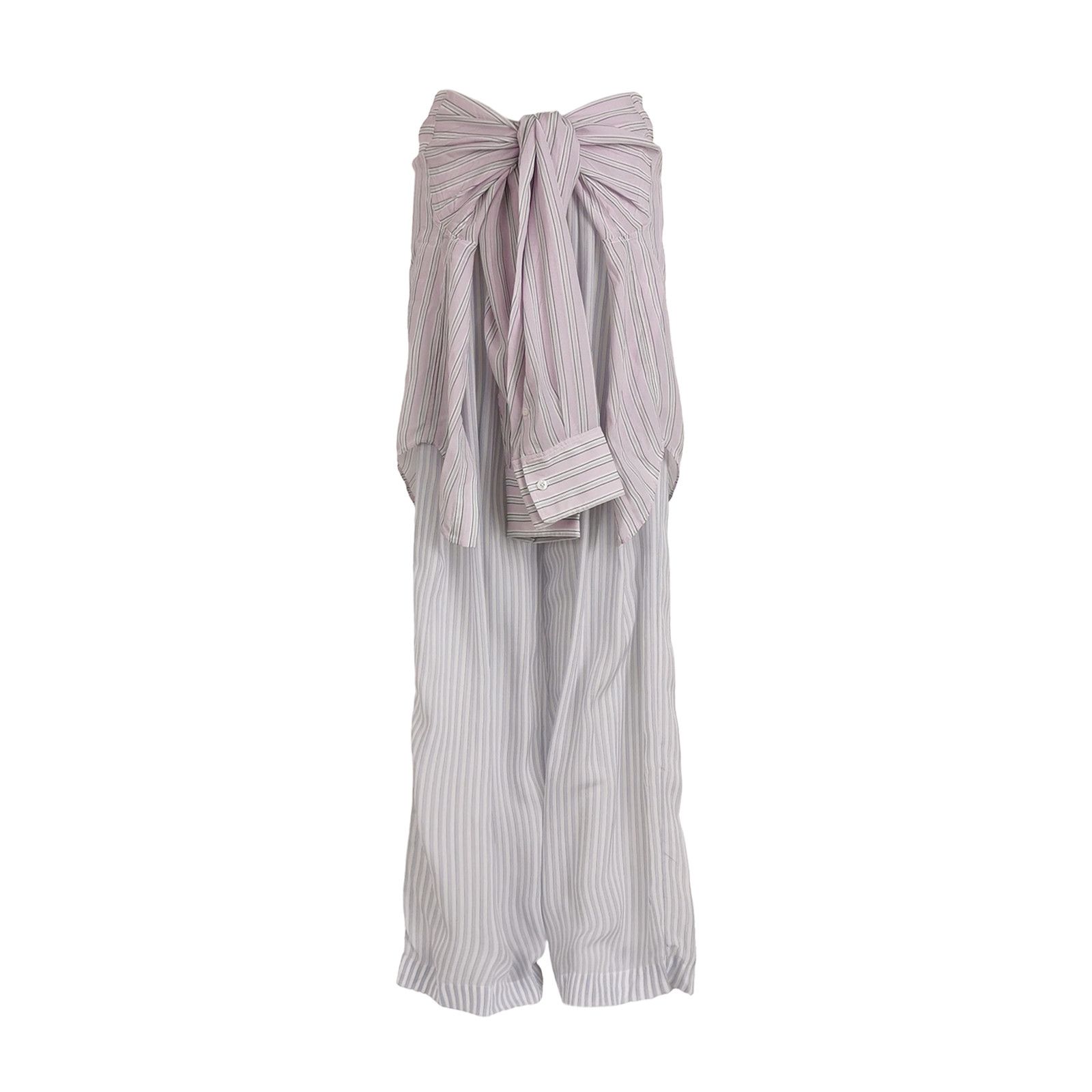 Alexander Wang Alexander Wang Striped Silk Pants Size 28 Size 28" / US 6 / IT 42 - 1 Thumbnail