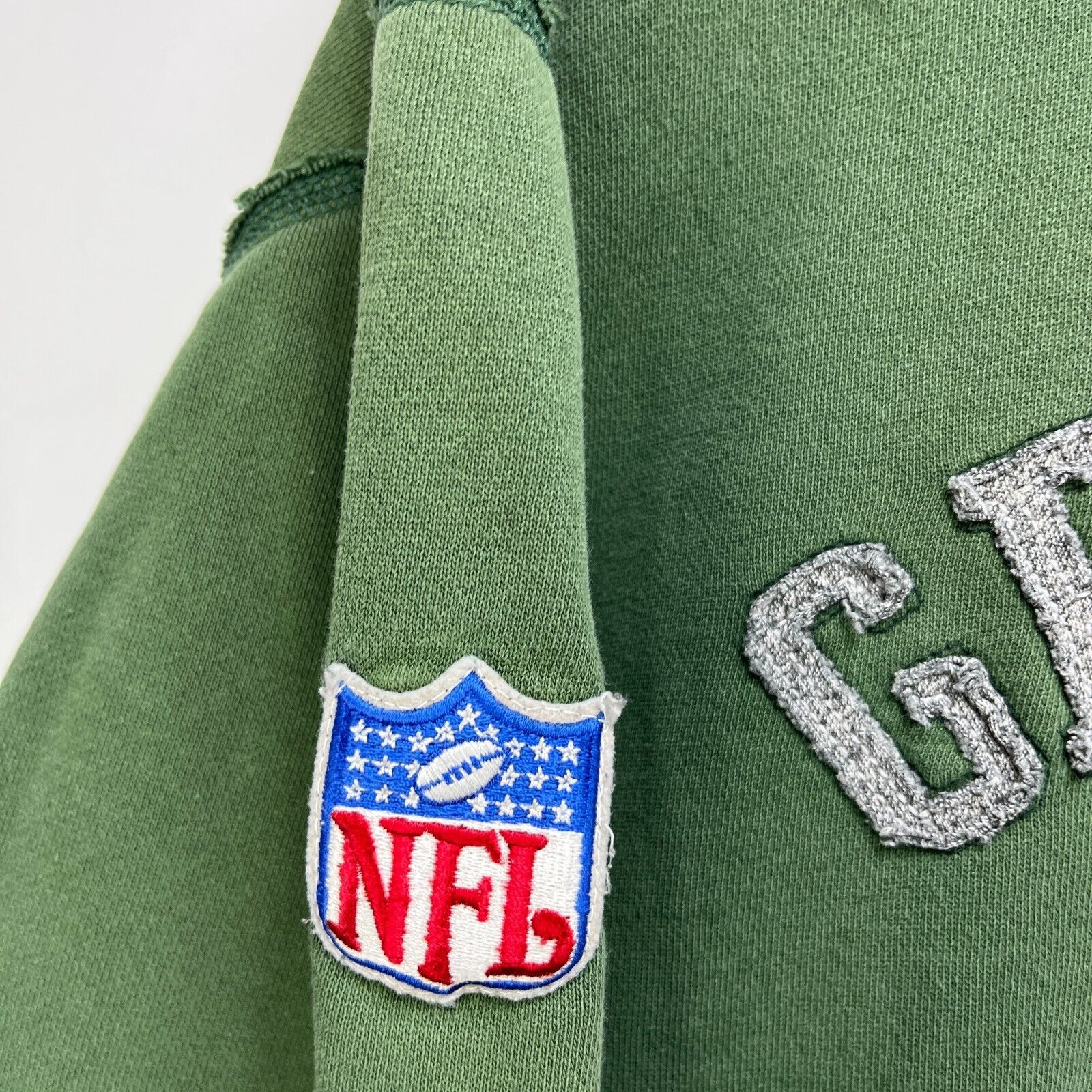 Reebok × Vintage Vintage Green Bay Packers Sun Faded NFL Hoodie Large Reebok Size US L / EU 52-54 / 3 - 5 Thumbnail