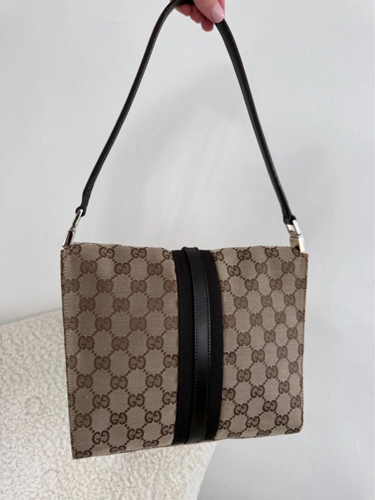 Gucci Gucci Jackie GG Canvas Shoulder Bag Size ONE SIZE - 9 Thumbnail