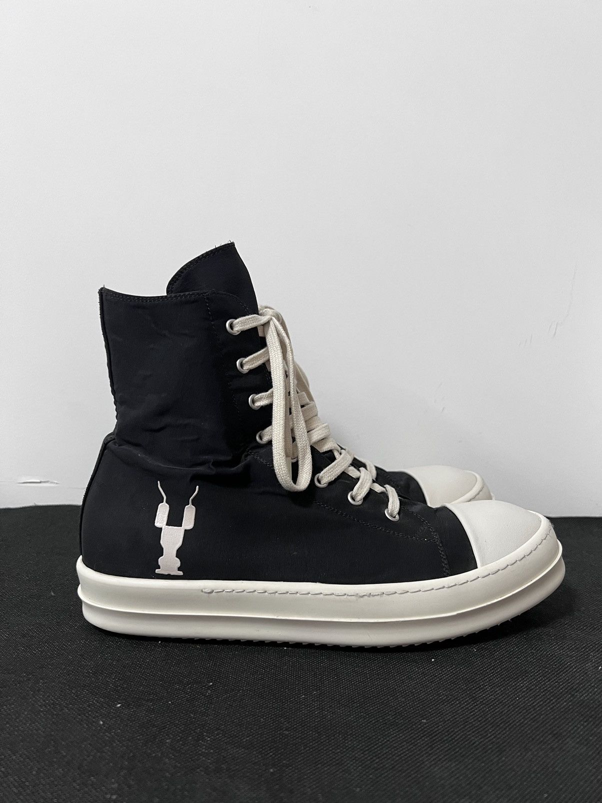 Rick Owens Drkshdw Rick owens drkshdw ramones high top sneakers Size US 9.5 / EU 42-43 - 4 Thumbnail