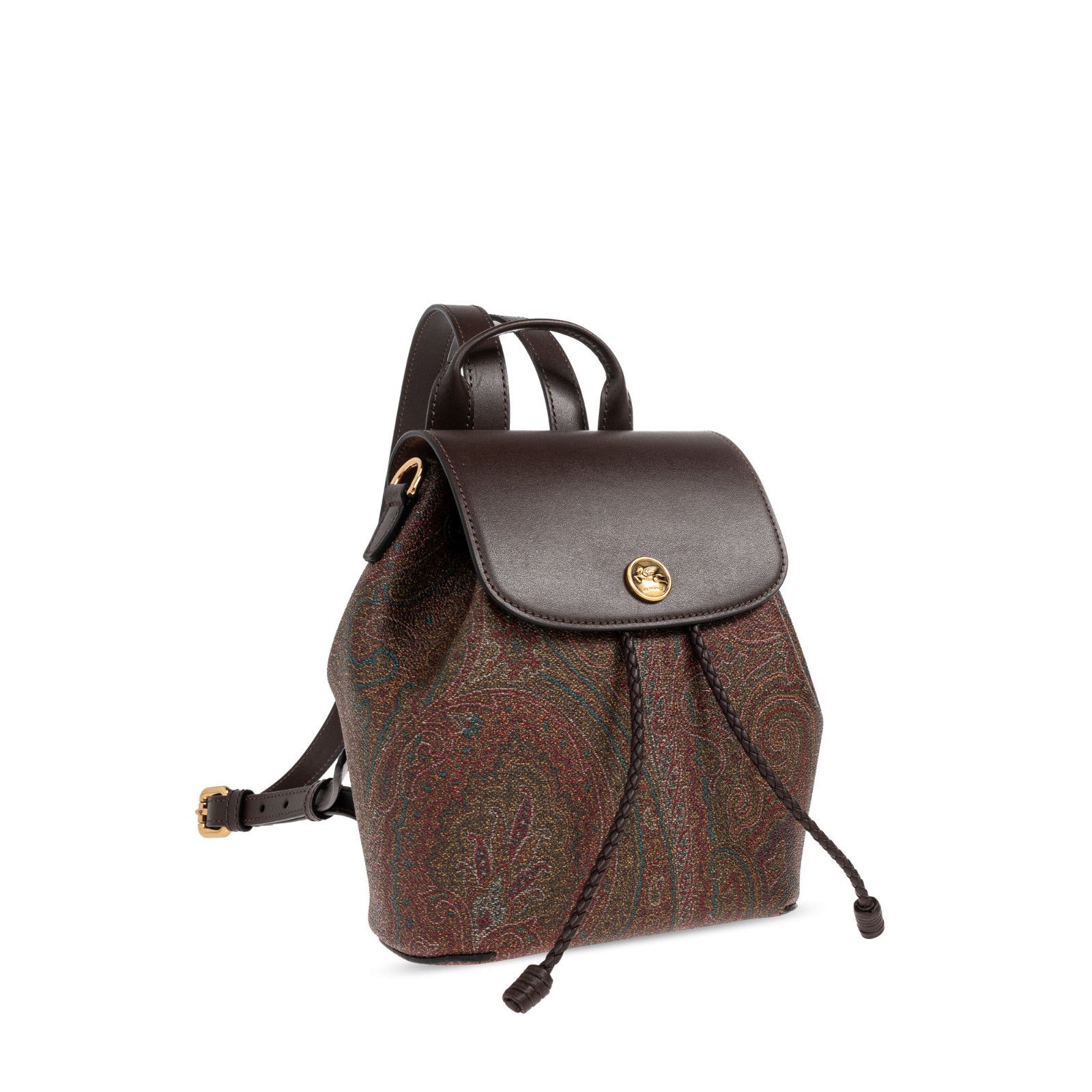 Etro ETRO Brown Leather Backpack New And Authentic Size ONE SIZE - 3 Thumbnail