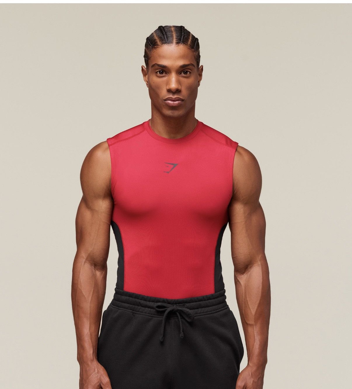Gymshark Gymshark Element Tank Carmine Red Size US L / EU 52-54 / 3 - 4 Thumbnail