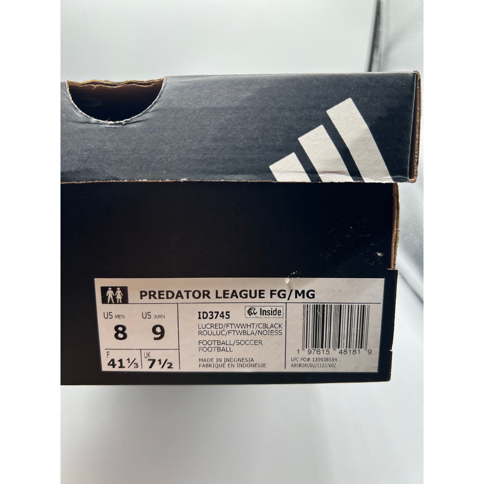 Adidas Adidas Predator League FG/MG “Pure Victory Pack” size 8 mens Size US 8 / EU 41 - 7 Thumbnail