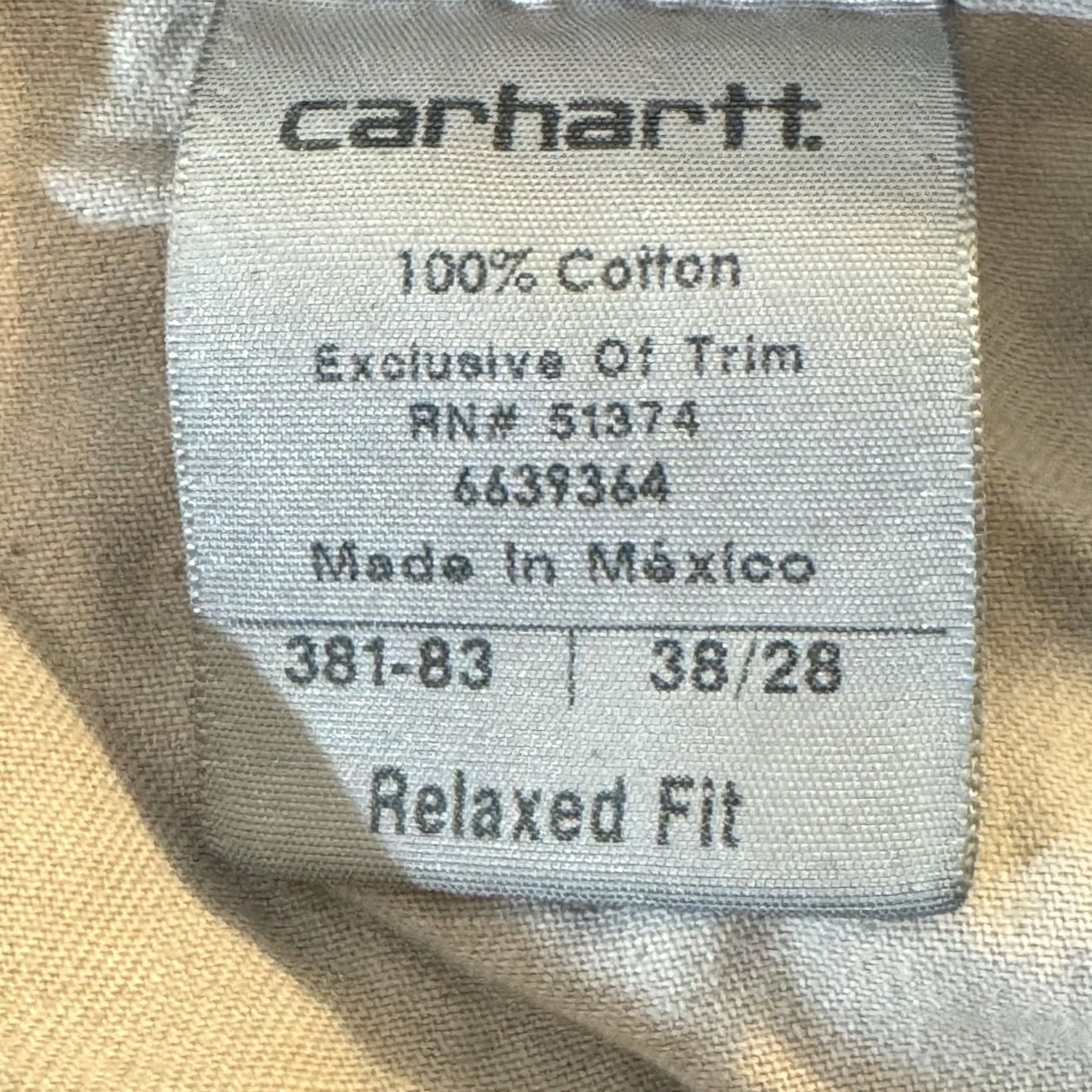 Carhartt VINTAGE Carhartt Jeans Mens 38x28 Blue Relaxed Fit Workwear Denim Pants 38x28 Mens Jeans Blue Carhartt Relaxed Fit Workwear Denim Pants Mens Size US 38 / EU 54 - 4 Thumbnail
