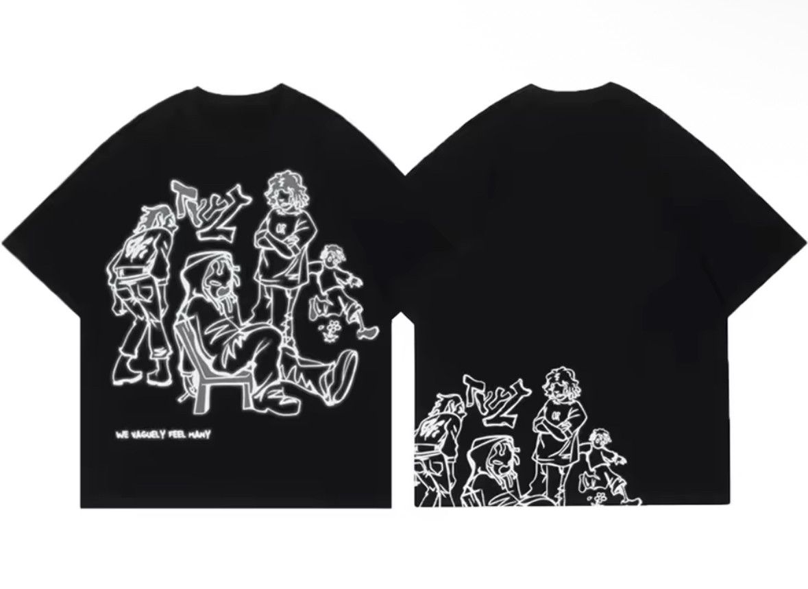 Other Streetwear Retro Summer Boy Print T-Shirt Punk Size US XL / EU 56 / 4 - 1 Thumbnail