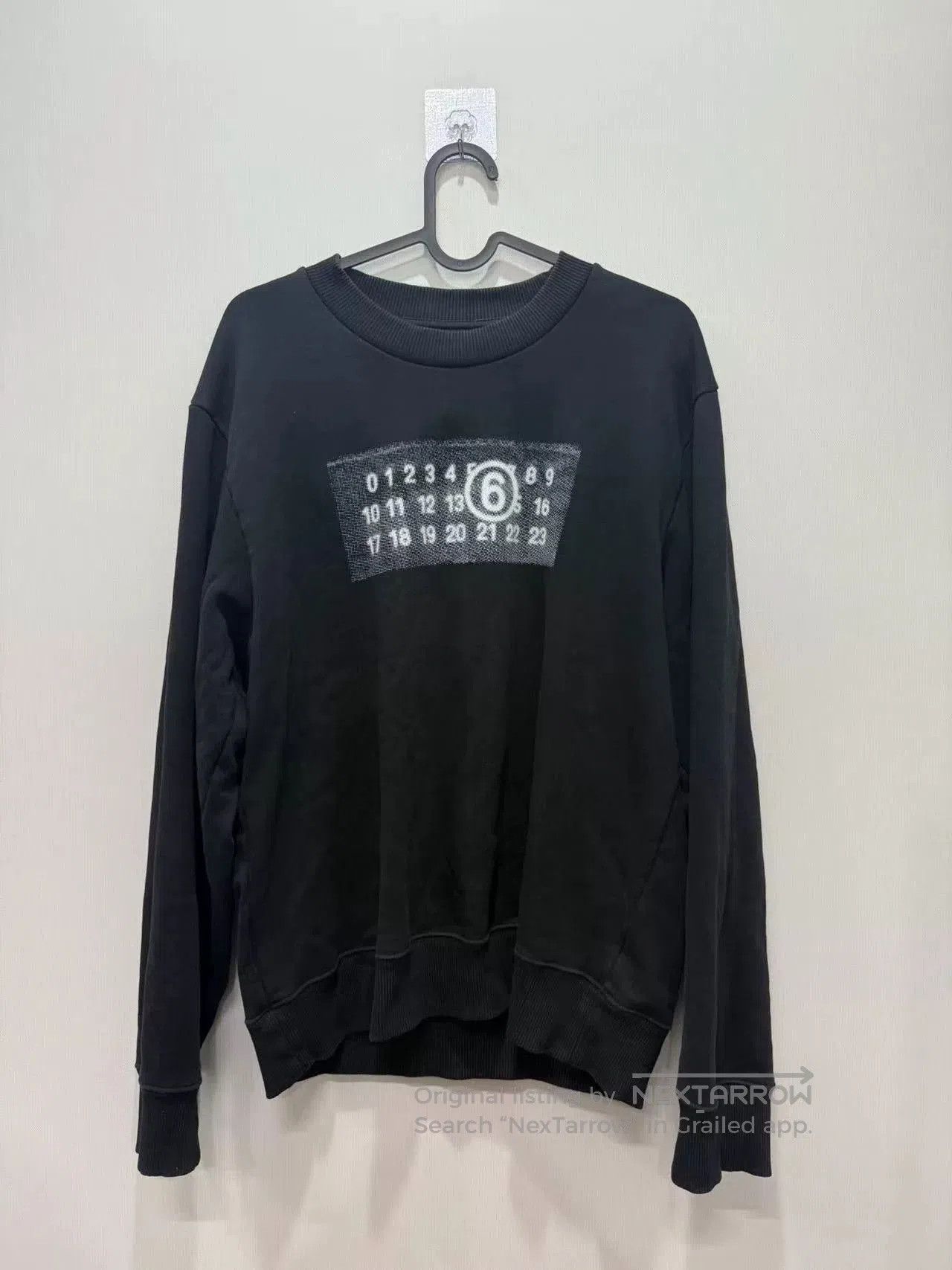 MM6 MM6 Maison Margiela Black Sweatshirt S. Size US S / EU 44-46 / 1 - 1 Thumbnail