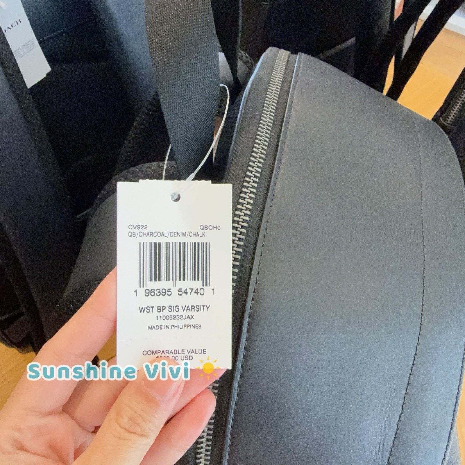 Coach NWT Coach Cv922 West Backpack With Varsity Stripe Size ONE SIZE - 2 Thumbnail
