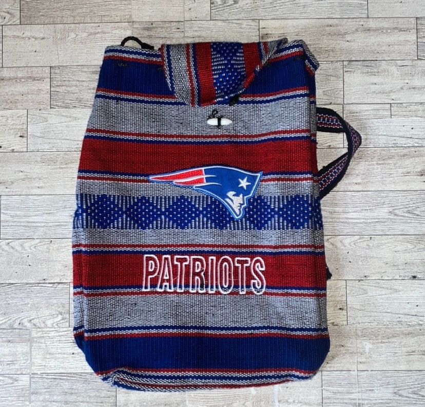 NFL NFL, New England Patriots, Woven, Unisex Drawstring Backpack Size ONE SIZE - 13 Thumbnail