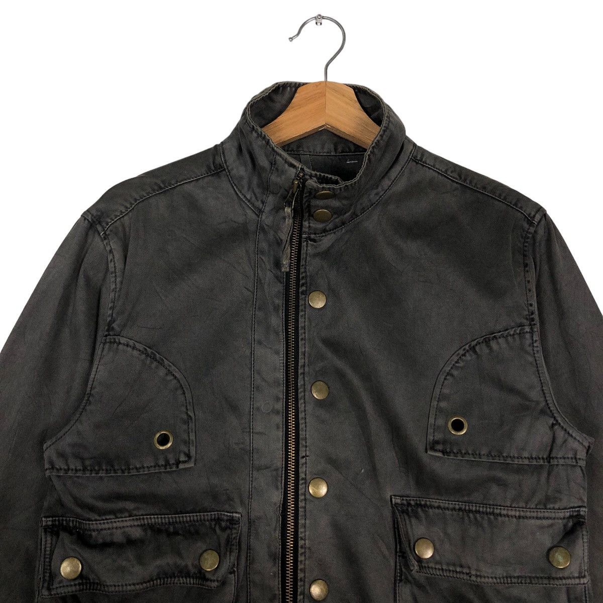 Japanese Brand 🔥90’s Royal Blue Issey Miyake Biker Jacket Size US M / EU 48-50 / 2 - 3 Thumbnail