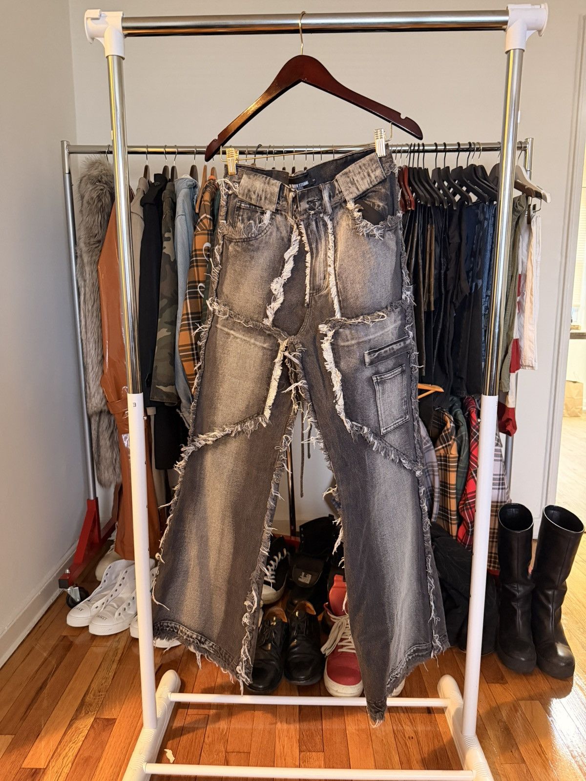 No Faith Studios No Faith Studios Flare Denim Size US 30 / EU 46 - 4 Thumbnail