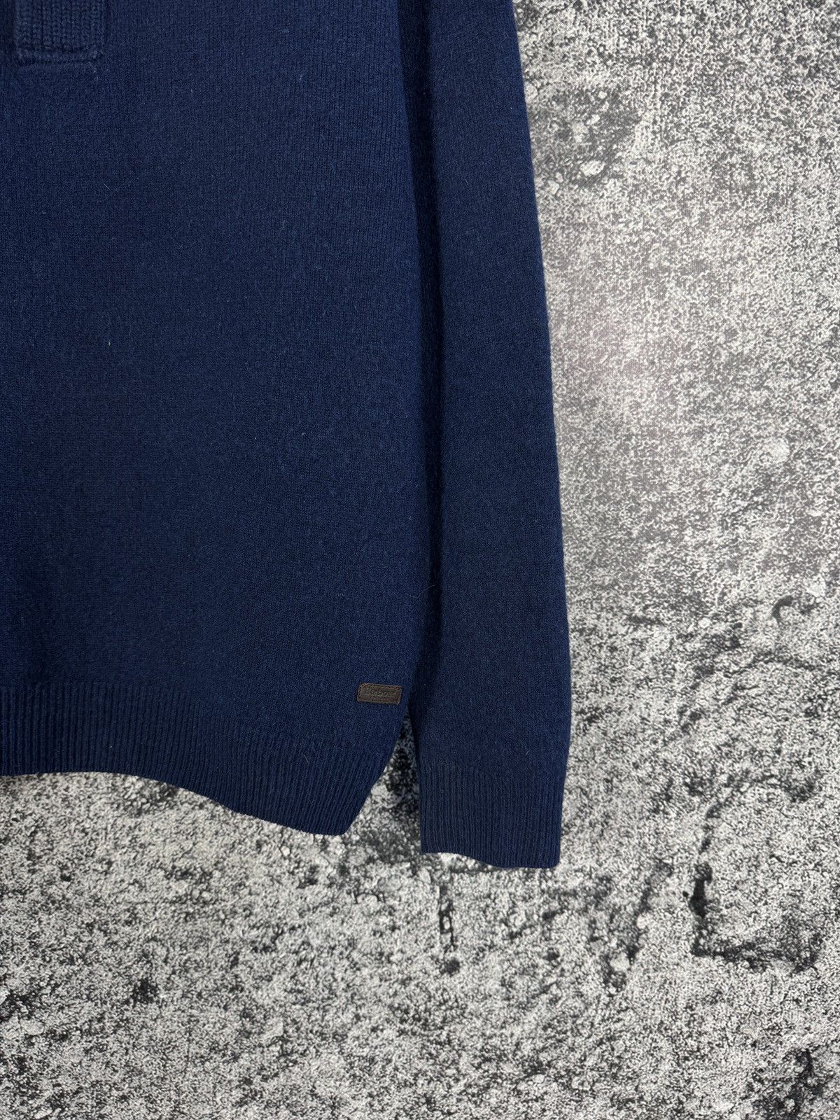 Barbour Barbour Wool Knit Sweater 1/4 Zip Button Pullover Size XL Size US XL / EU 56 / 4 - 5 Thumbnail